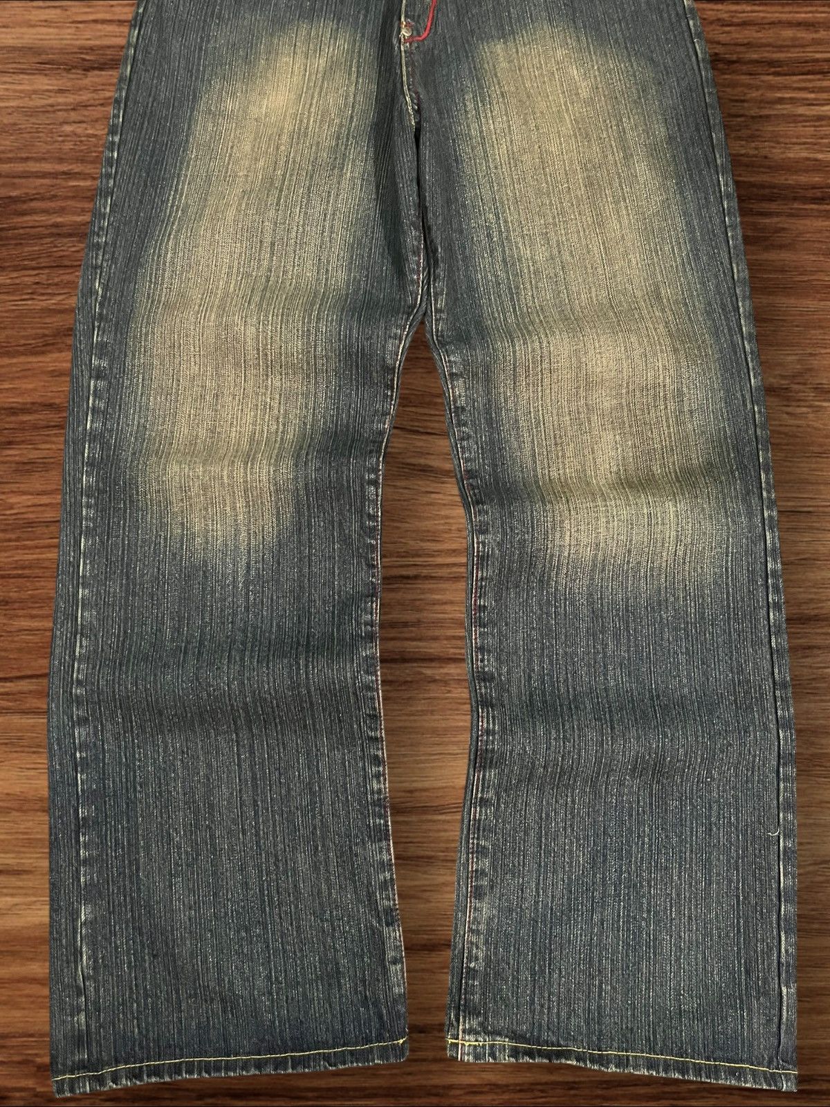 Akademiks ⚡️Baggy⚡️Akademiks Y2K Graffiti Patchwork Distress Baggy Jeans Size US 34 / EU 50 - 14 Thumbnail