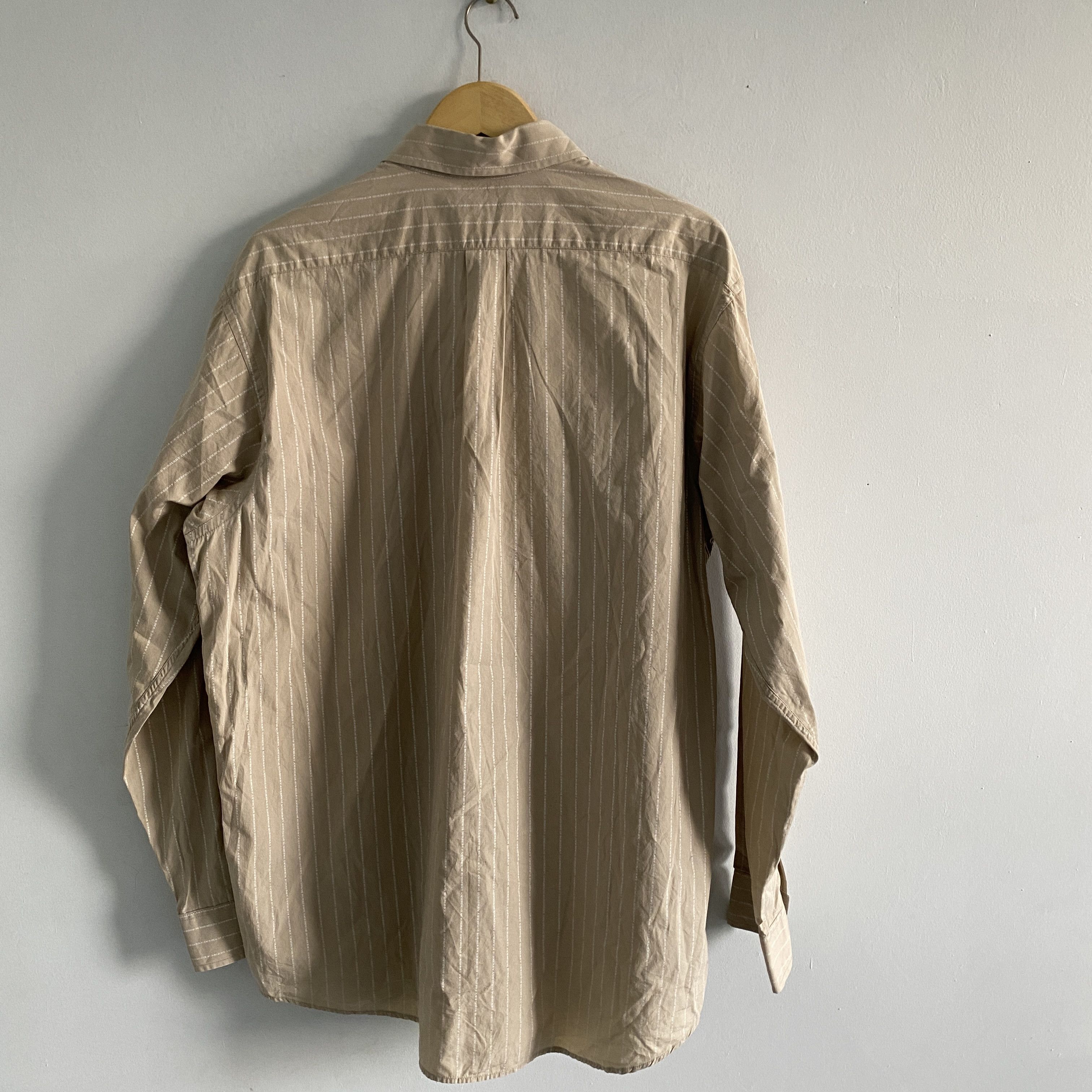 Burberry Vintage Burberry Shirts Fullprint Spellout Size US XL / EU 56 / 4 - 3 Thumbnail