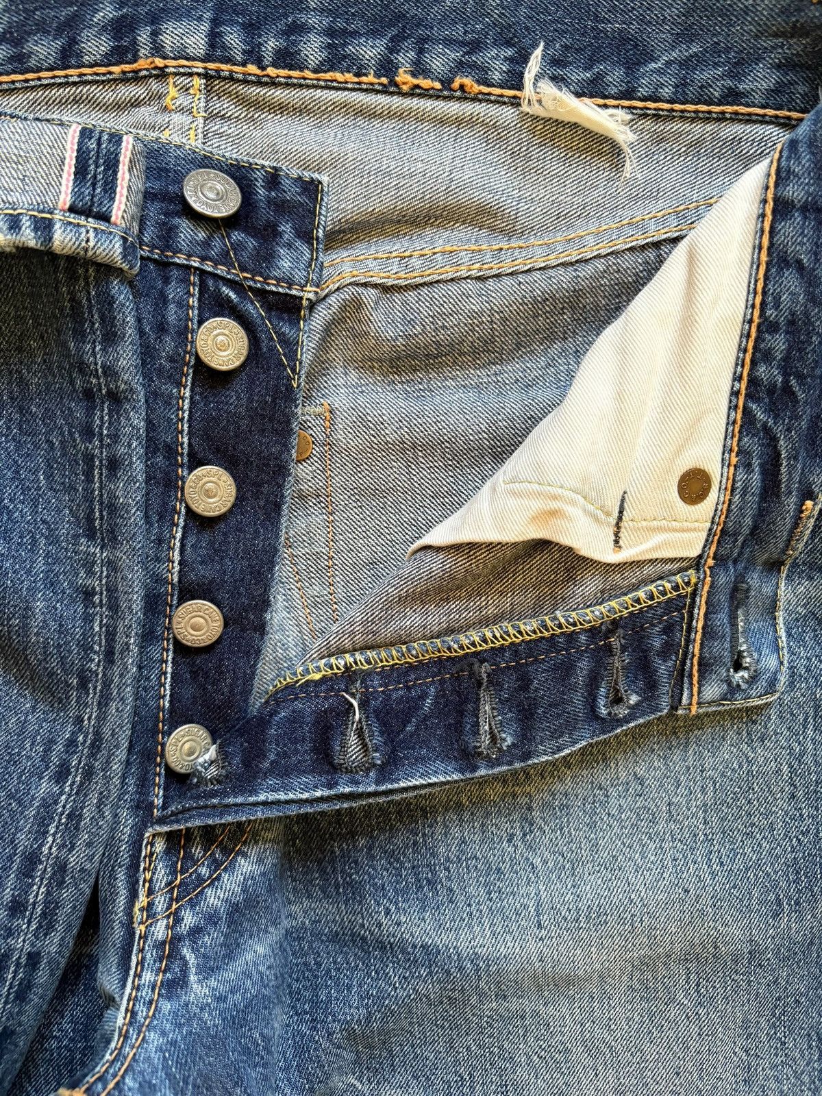 Sugar Cane Vintage Japanese Sugar Canes Toyo Selvedge Baggy Style Jeans Size US 31 - 10 Thumbnail