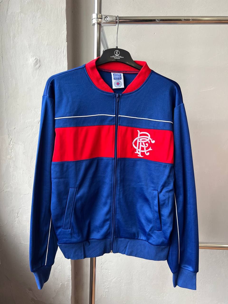 Vintage 1980’S GLASGOW RANGERS REMAKE ZIP SOCCER FOOTBALL JACKET L Size US L / EU 52-54 / 3 - 2 Thumbnail