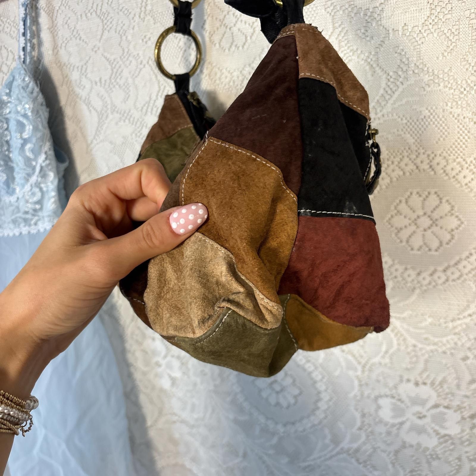 Other vintage suede leather patchwork purse Size ONE SIZE - 4 Thumbnail