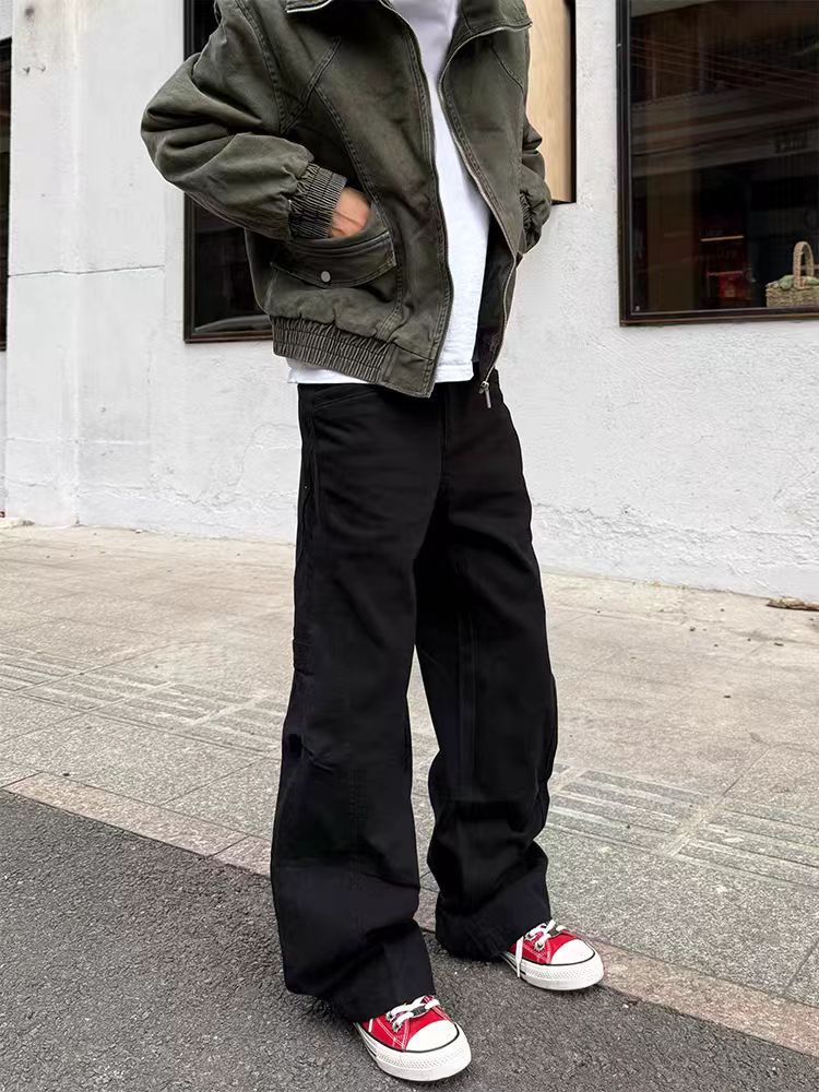 Designer × Jean × Vintage Vintage baggy machete frayed micro flare jeans Size US 34 / EU 50 - 1 Thumbnail