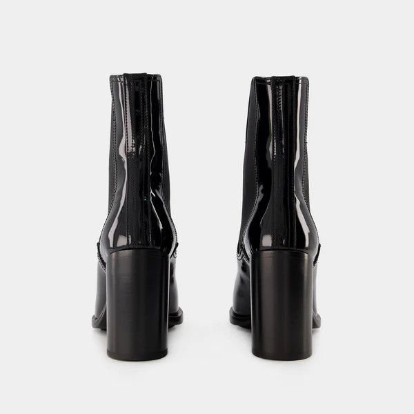 Alexander McQueen o1y0225 Ankle Boots in Black Size US 6 / IT 36 - 3 Thumbnail