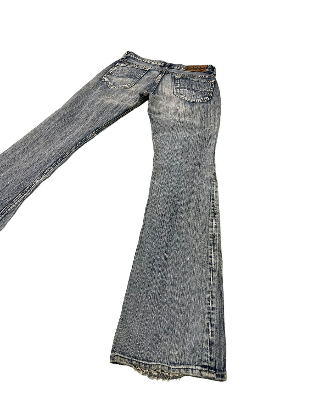 Lee Flare Jeans Lee Japan Faded Distress Low Rise Boot Cut 7🟦2 Size US 28 / EU 44 - 12 Thumbnail