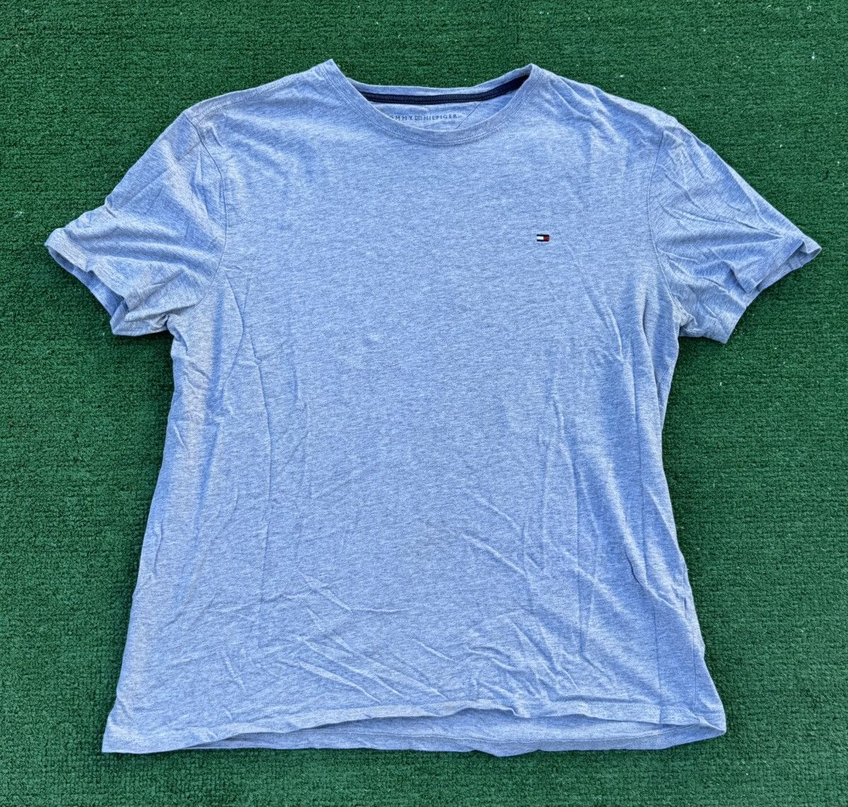 Tommy Hilfiger Tommy Hilfiger Grey T-Shirt Size US L / EU 52-54 / 3 - 1 Thumbnail