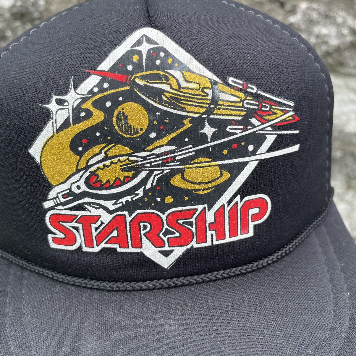 Other Vintage Starship Just4Kids Trucker Hat Snapback Black Size ONE SIZE - 6 Thumbnail
