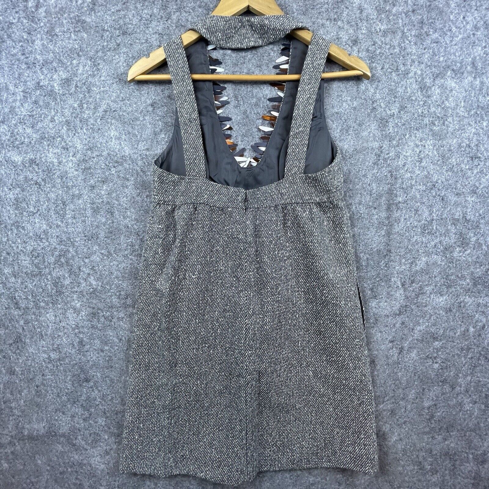 Anna Sui Anna Sui Dress Womens XS Babydoll Edgy Metallic 20th Anniv Size XS / US 0-2 / IT 36-38 - 3 Thumbnail