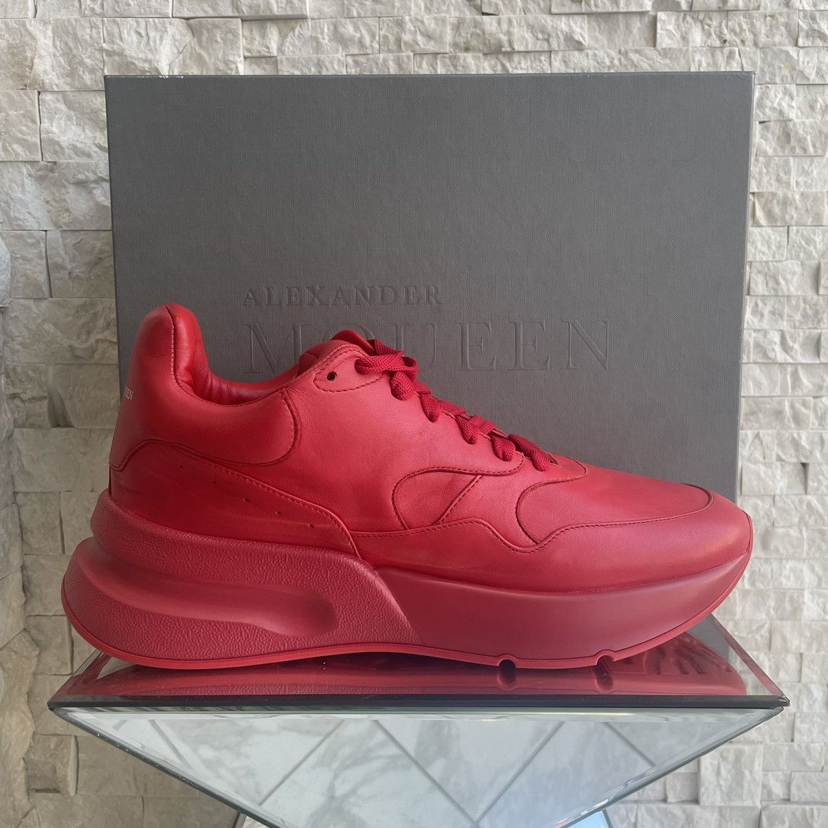 Alexander McQueen Alexander McQueen Oversized Runner Sneaker Size 45 Size US 12 / EU 45 - 1 Thumbnail