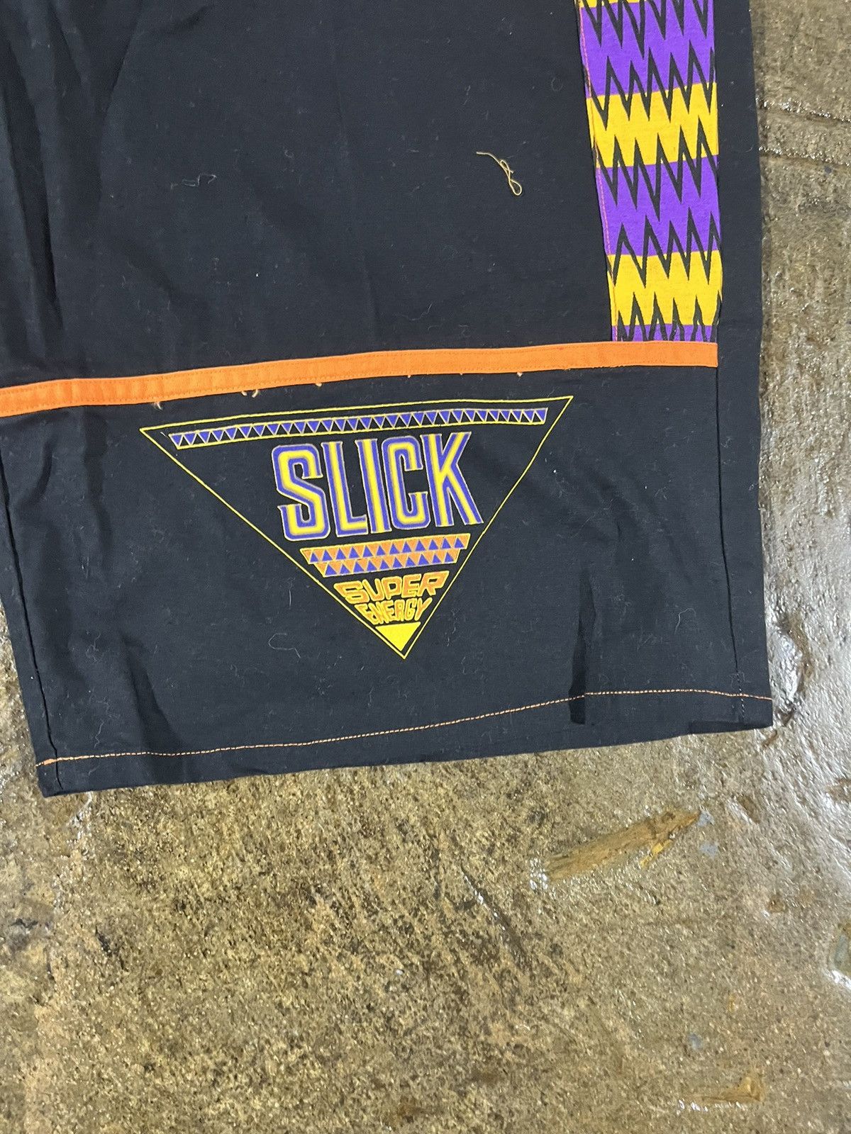 Cross Colours × Vintage Crazy Vintage 90s Slick Brand Hip-Hop Style Baggy Shorts Size US 32 / EU 48 - 5 Thumbnail
