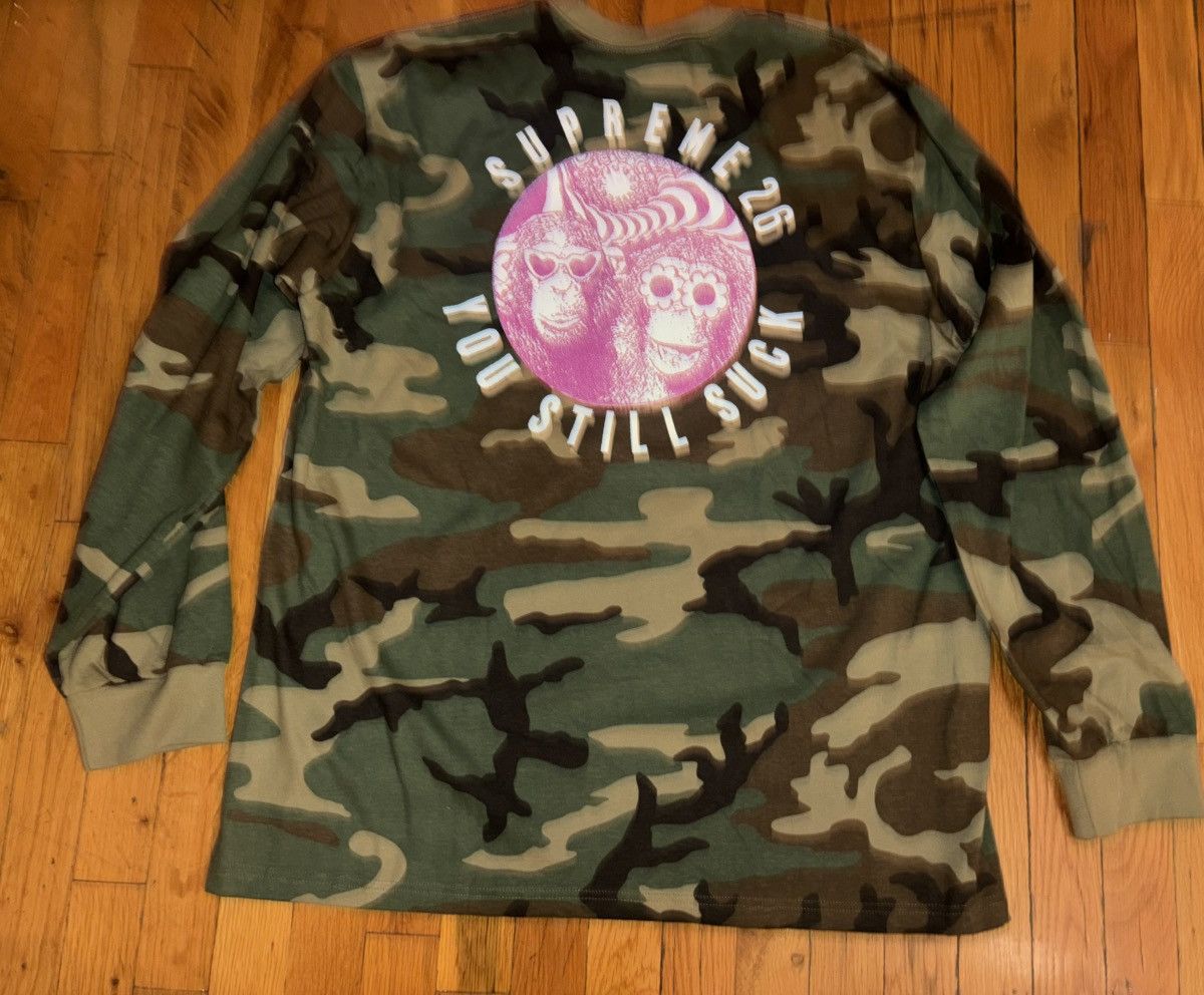 Supreme Supreme You Still Suck L/S Tee Size XL Camouflage | Grailed