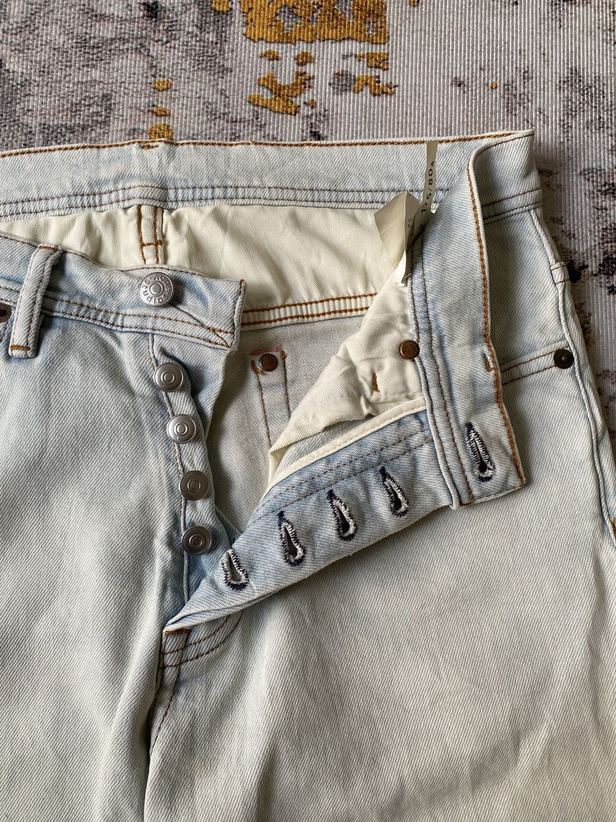 Acne Studios Acne Studios Floragatan Stockholm Light Wash Denim Size US 29 - 10 Thumbnail