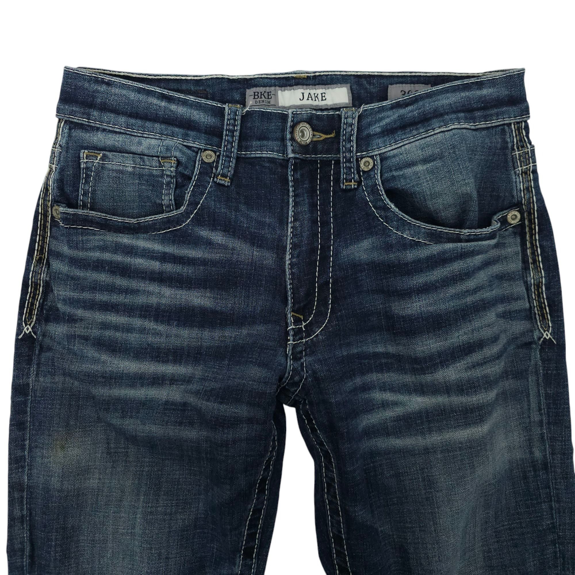 BKE BKE Jake Straight Leg Jean Mens Size 30Sx28.5" Stretch 5 Poc Size US 30 / EU 46 - 9 Thumbnail
