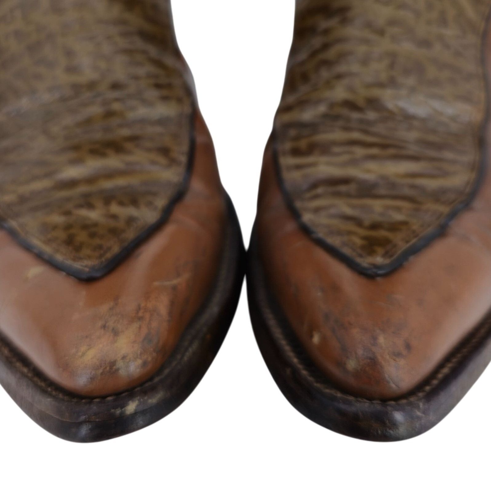 Nocona Vintage Nocona Boots Exotic Shark skin + Leather Diamond Size US 9 / EU 42 - 13 Thumbnail