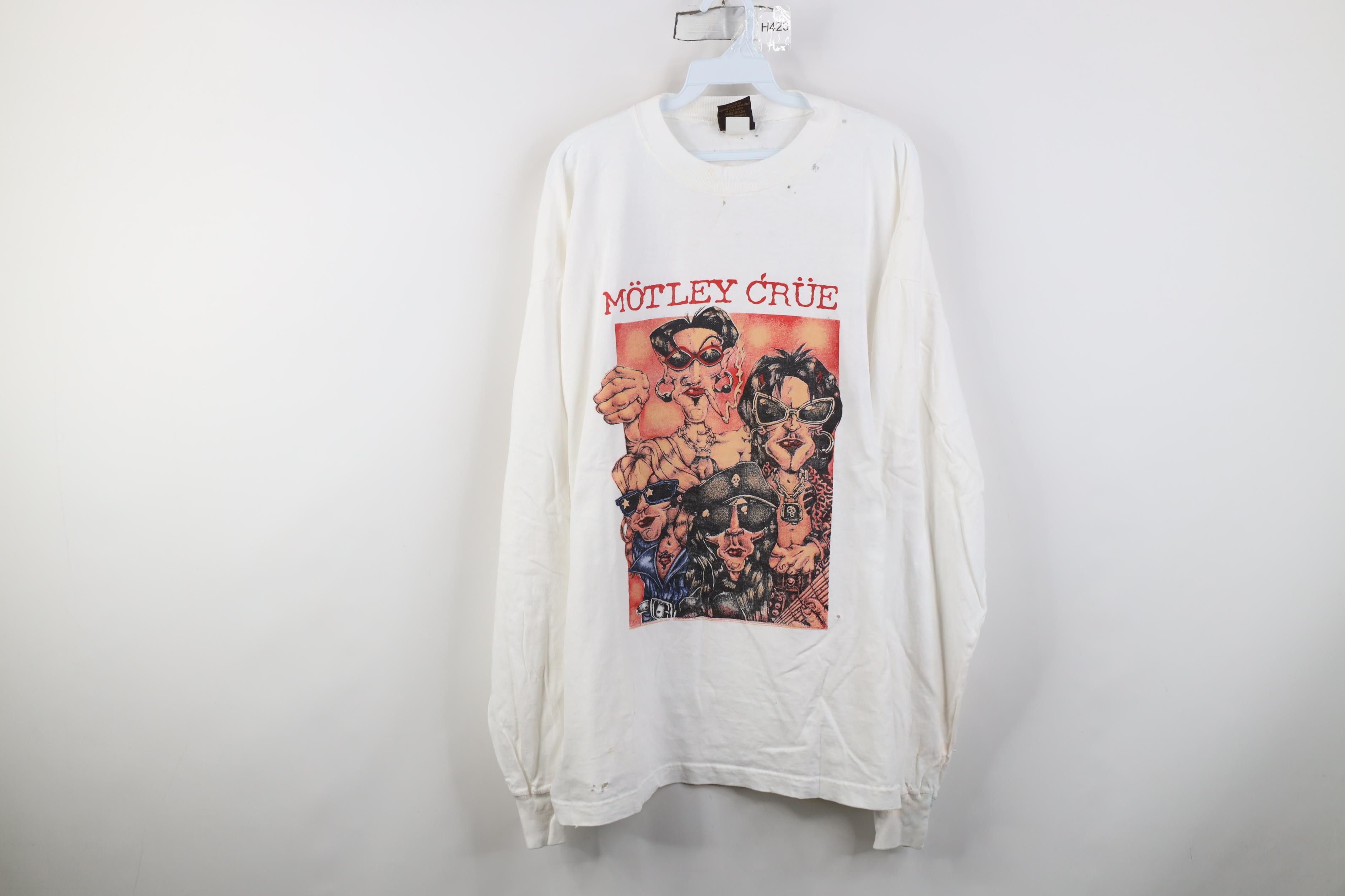 Vintage Vintage 90s 1999 Tour Motley Crue Band Long Sleeve T-Shirt Size US XL / EU 56 / 4 - 1 Thumbnail
