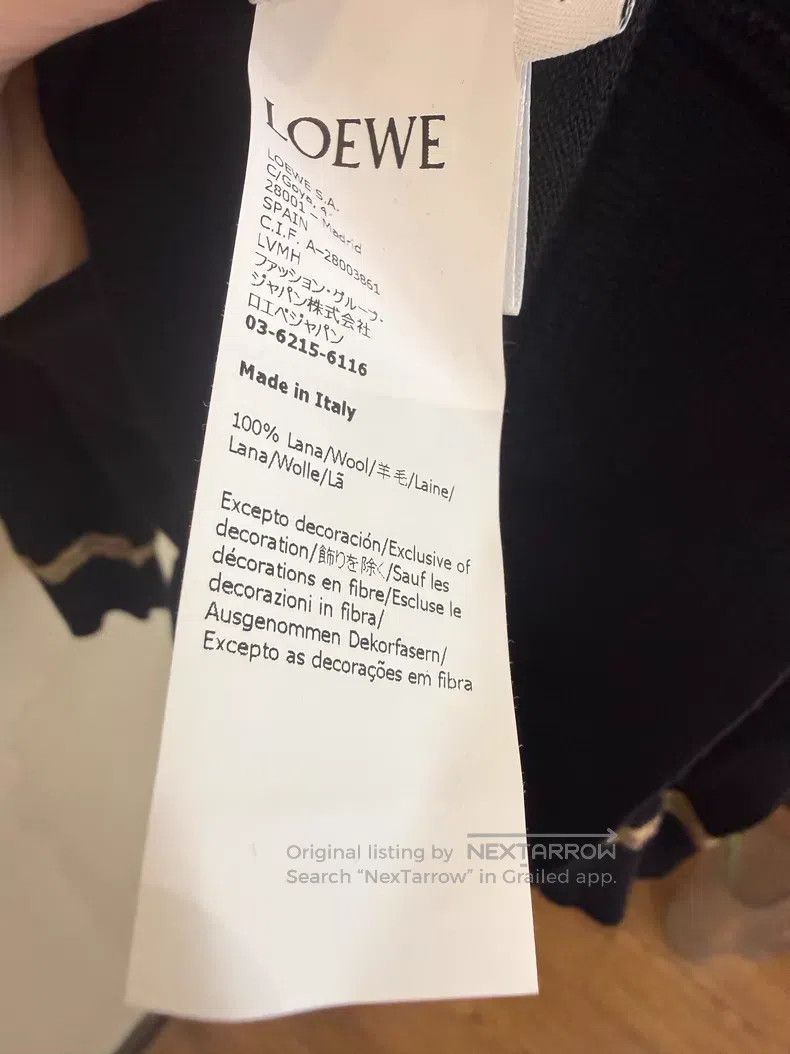 Loewe Loewe Embroidered Logo wool cardigan Size M / US 6-8 / IT 42-44 - 5 Thumbnail