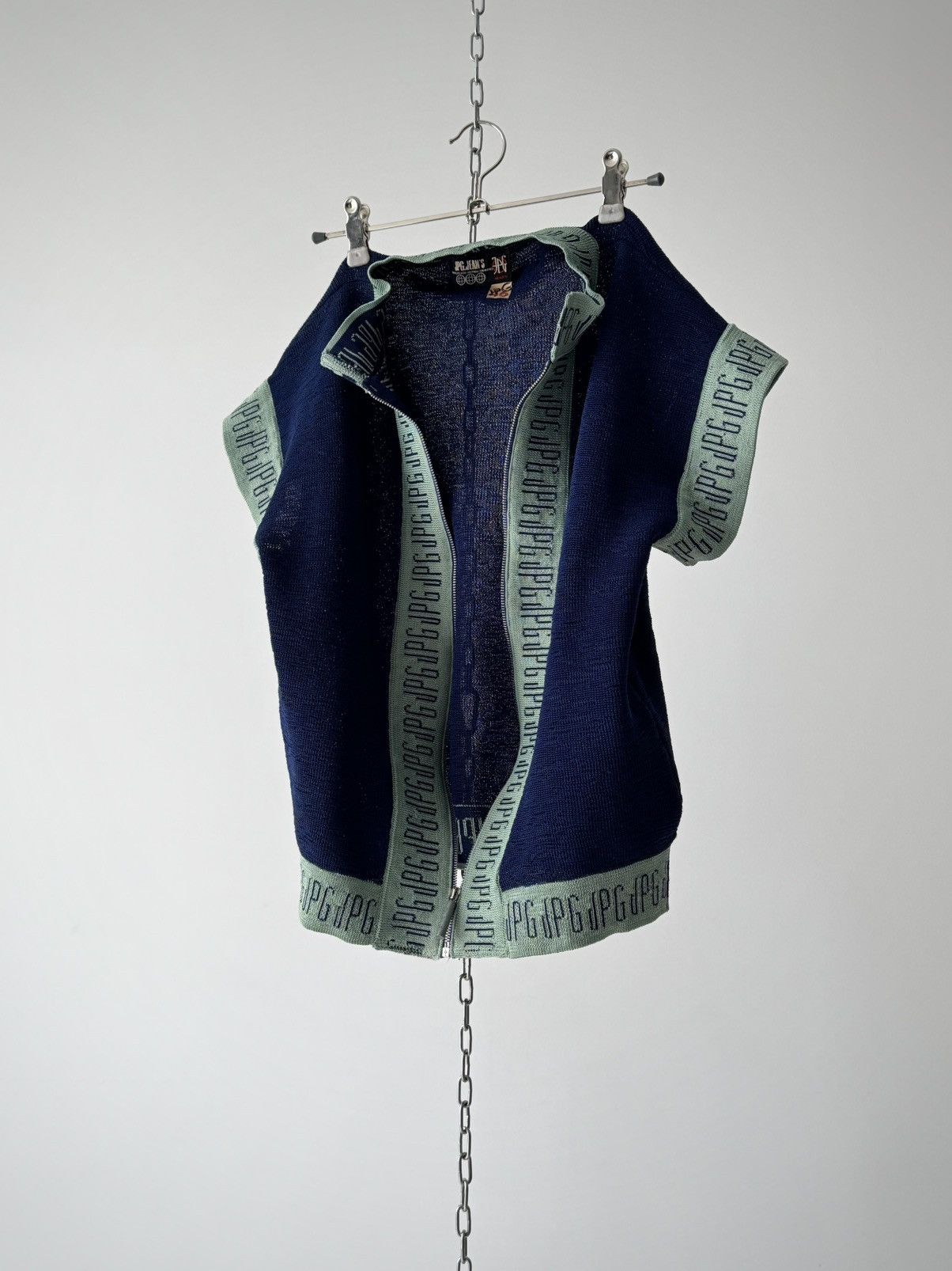Jean Paul Gaultier Vintage 2000s Jean Paul Gaultier Monogram Knit Top Size M / US 6-8 / IT 42-44 - 2 Thumbnail