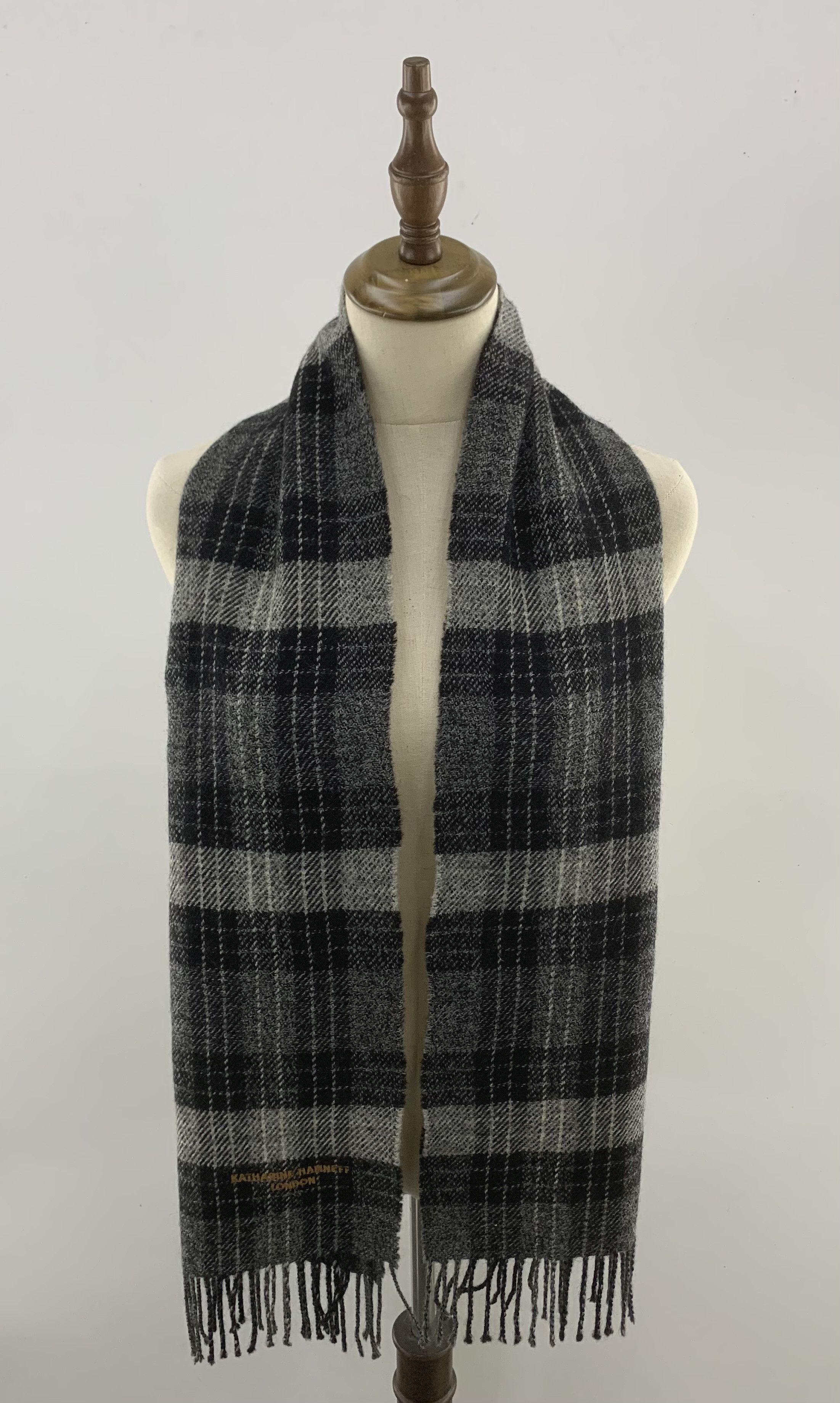 Katharine Hamnett London Katharine Hamnett Scarf Wool Muffler Neck Wrap BL3023 Size ONE SIZE - 1 Thumbnail