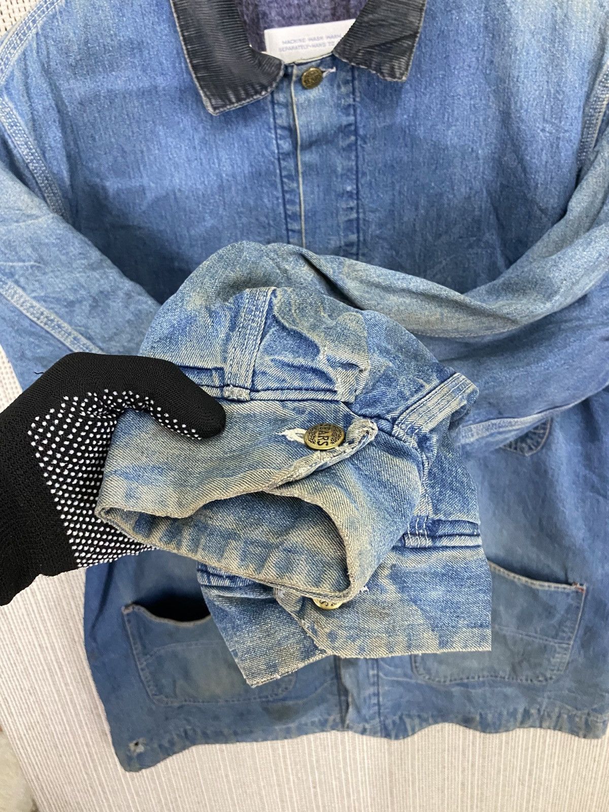 Sears × Vintage Vintage sears blanket lined denim chore jacket distressed Size US XL / EU 56 / 4 - 14 Thumbnail