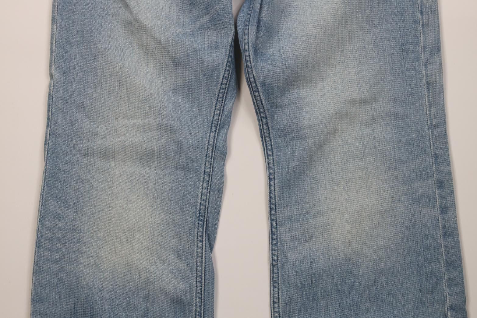 Express Vintage Y2K Express Slim Fit Boot Cut Wide Leg Denim Jeans Size US 33 - 3 Thumbnail
