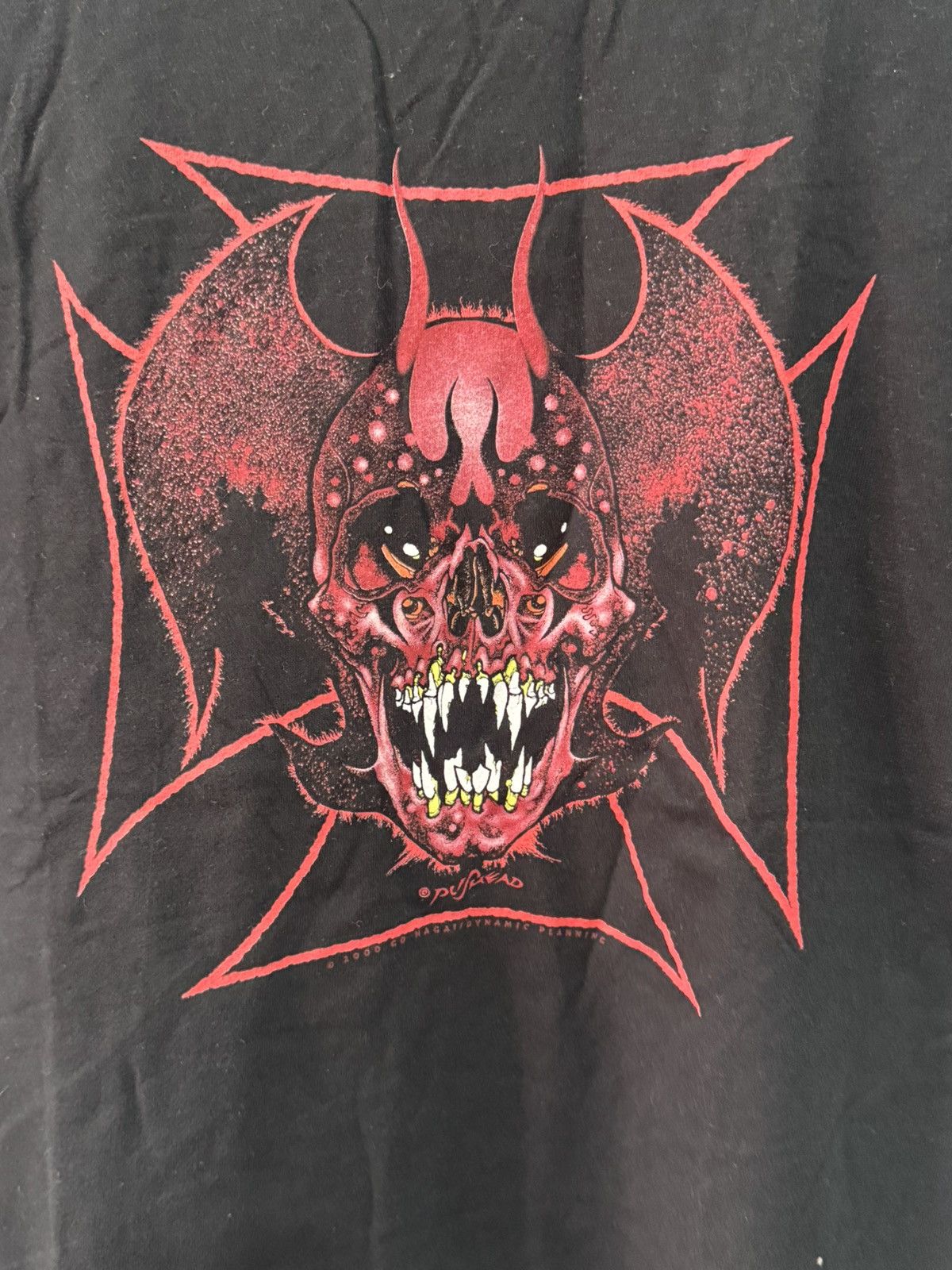 Anime deadstock - DEVILMAN x PUSHHEAD giant tag made in usa Size US S / EU 44-46 / 1 - 2 Thumbnail