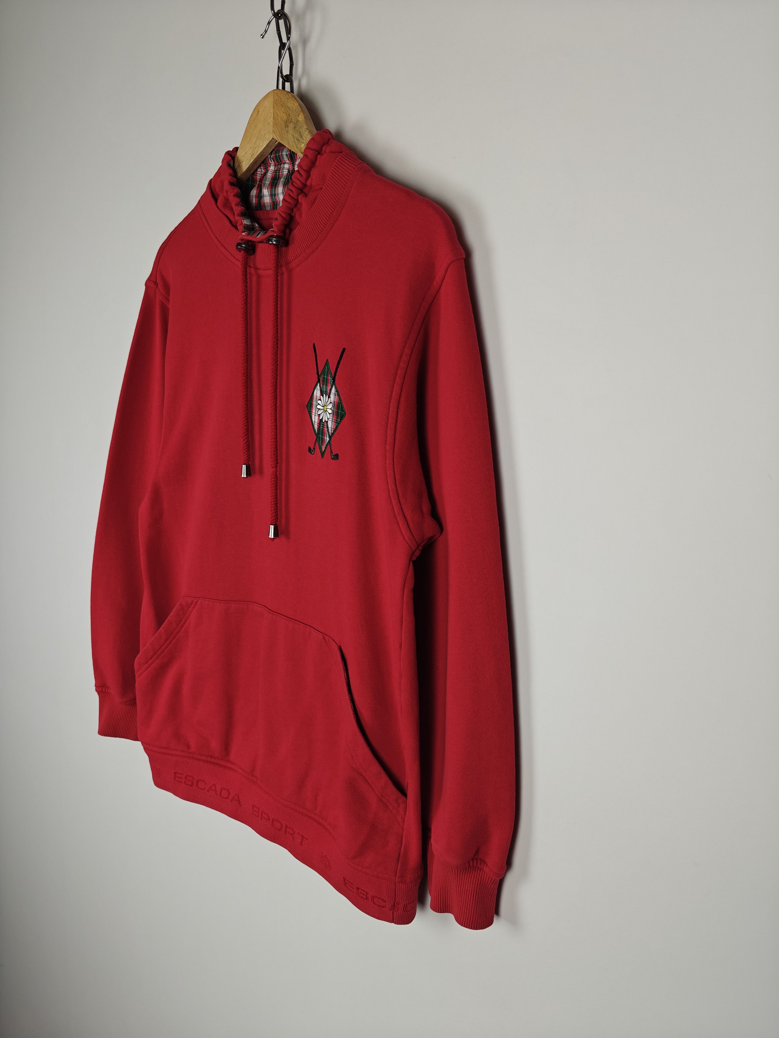 Escada Sport Escada Sport Sweatshirt VTG Red Pullover Size S Size S / US 4 / IT 40 - 7 Thumbnail
