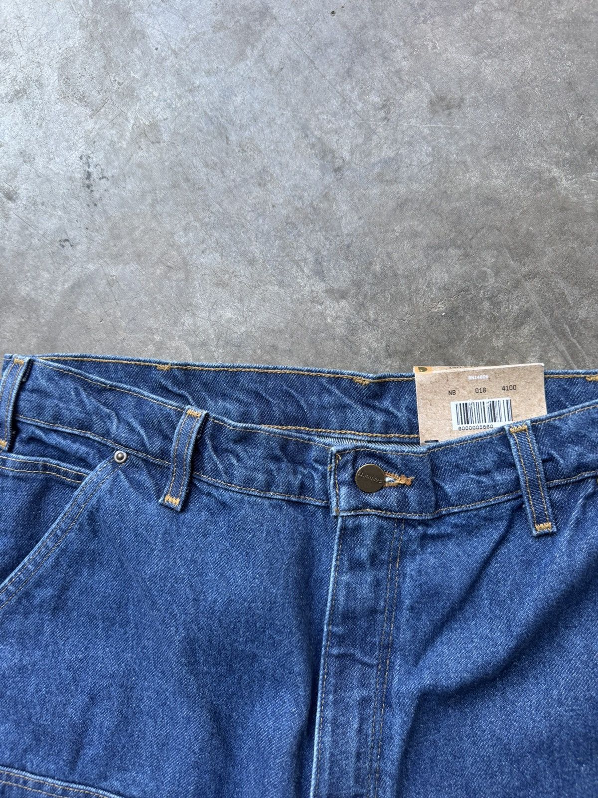 Carhartt × Vintage Vintage 1990’s Deadstock NWT Carhartt Denim Double Knees Size US 34 / EU 50 - 4 Thumbnail