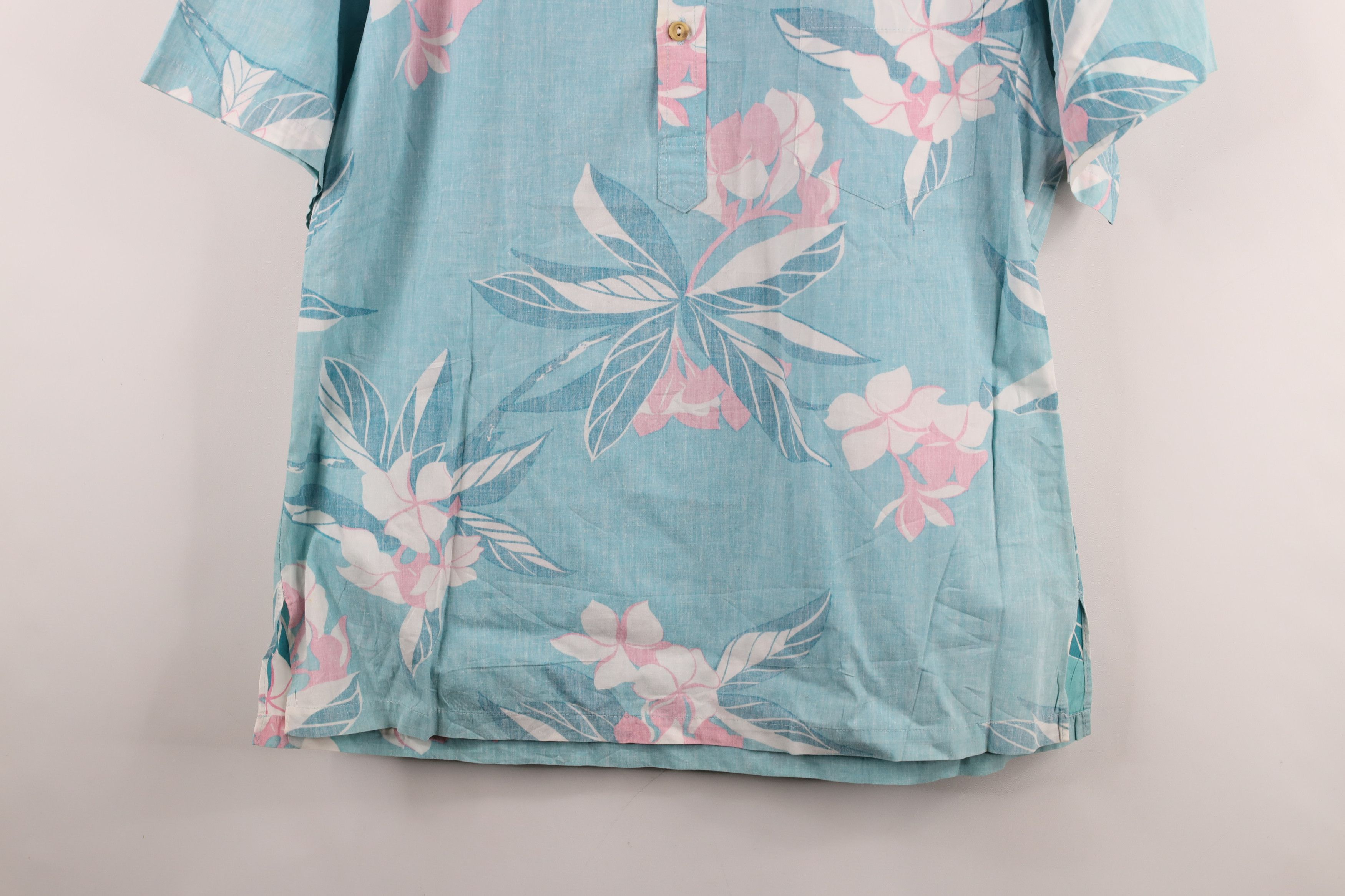 Vintage Vintage 90s Streetwear Flower Collared Button Down Polo USA Size US M / EU 48-50 / 2 - 3 Thumbnail