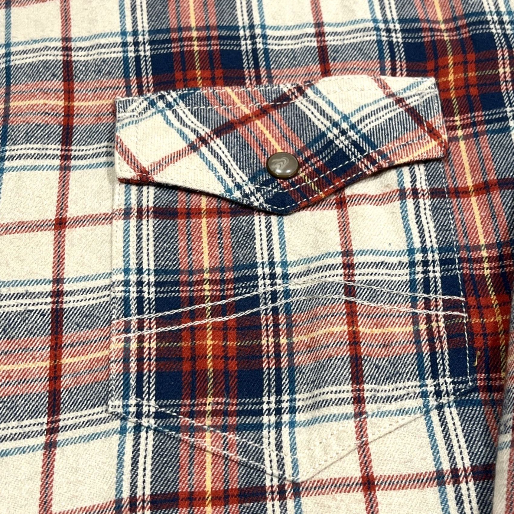 Cody James Cody James Pearl Snap Flannel Shirt Men Large Regular Fit Plaid Pockets Western Cowboy Button-Up Shirt Size US L / EU 52-54 / 3 - 4 Thumbnail