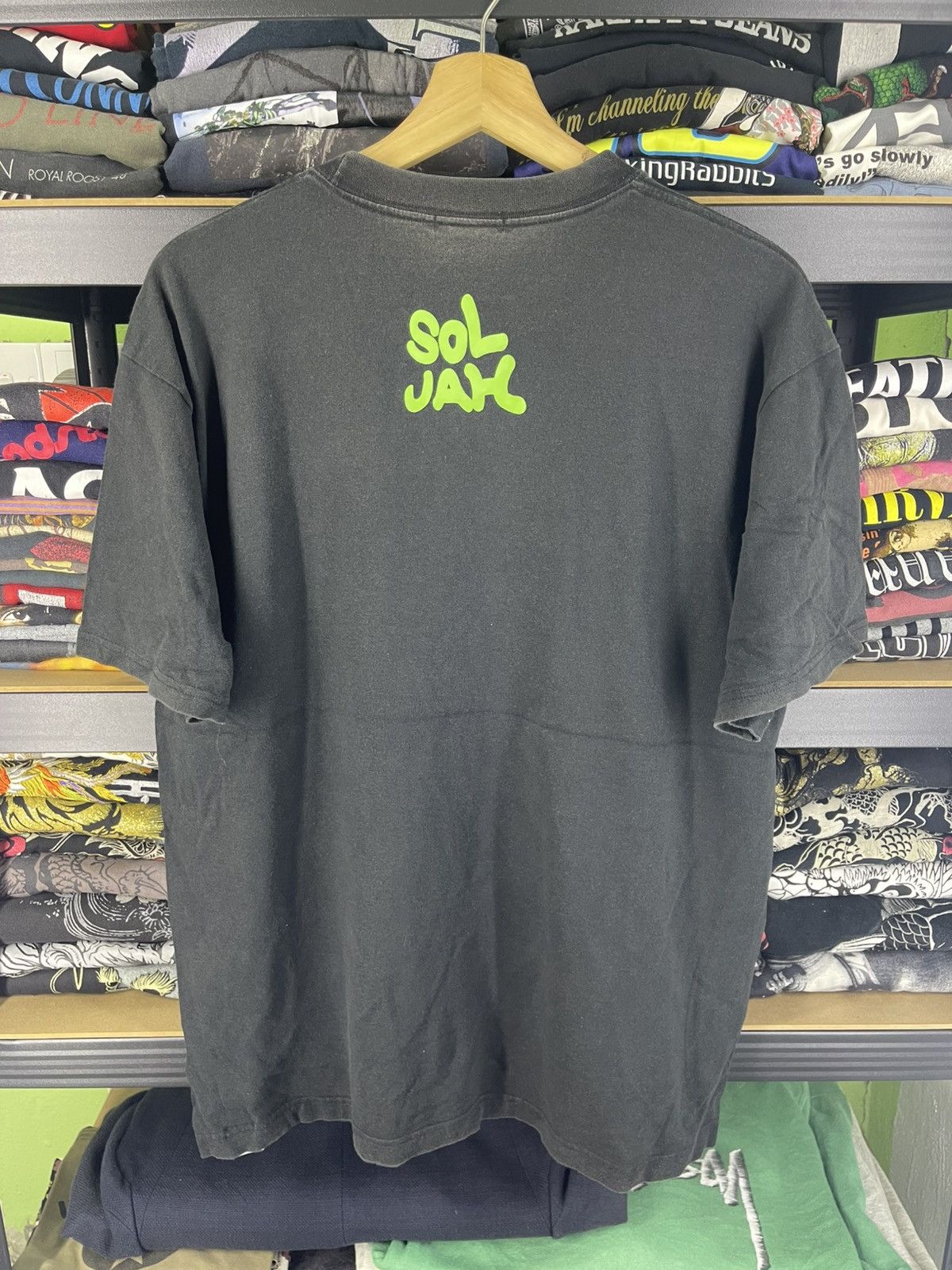 Vintage Vintage Soljah Streetwear Face Design Shirt Tee Size US L / EU 52-54 / 3 - 5 Thumbnail