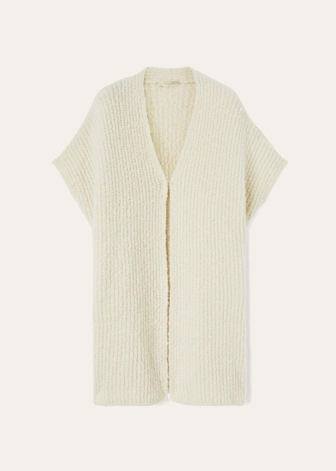 Loro Piana o1srvl11e1125 FAM6335 Cocooning Long Cardigan in White Size XS / US 0-2 / IT 36-38 - 1 Thumbnail