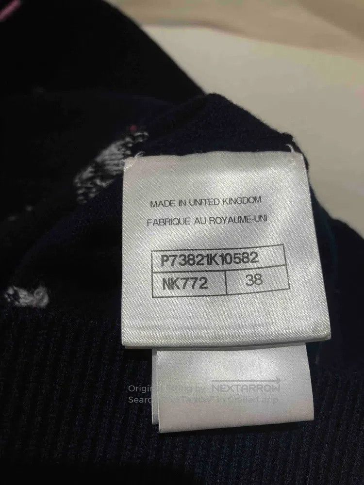 Chanel Chanel 22k Tibetan blue floral short-sleeved knitwear Size XS / US 0-2 / IT 36-38 - 7 Thumbnail