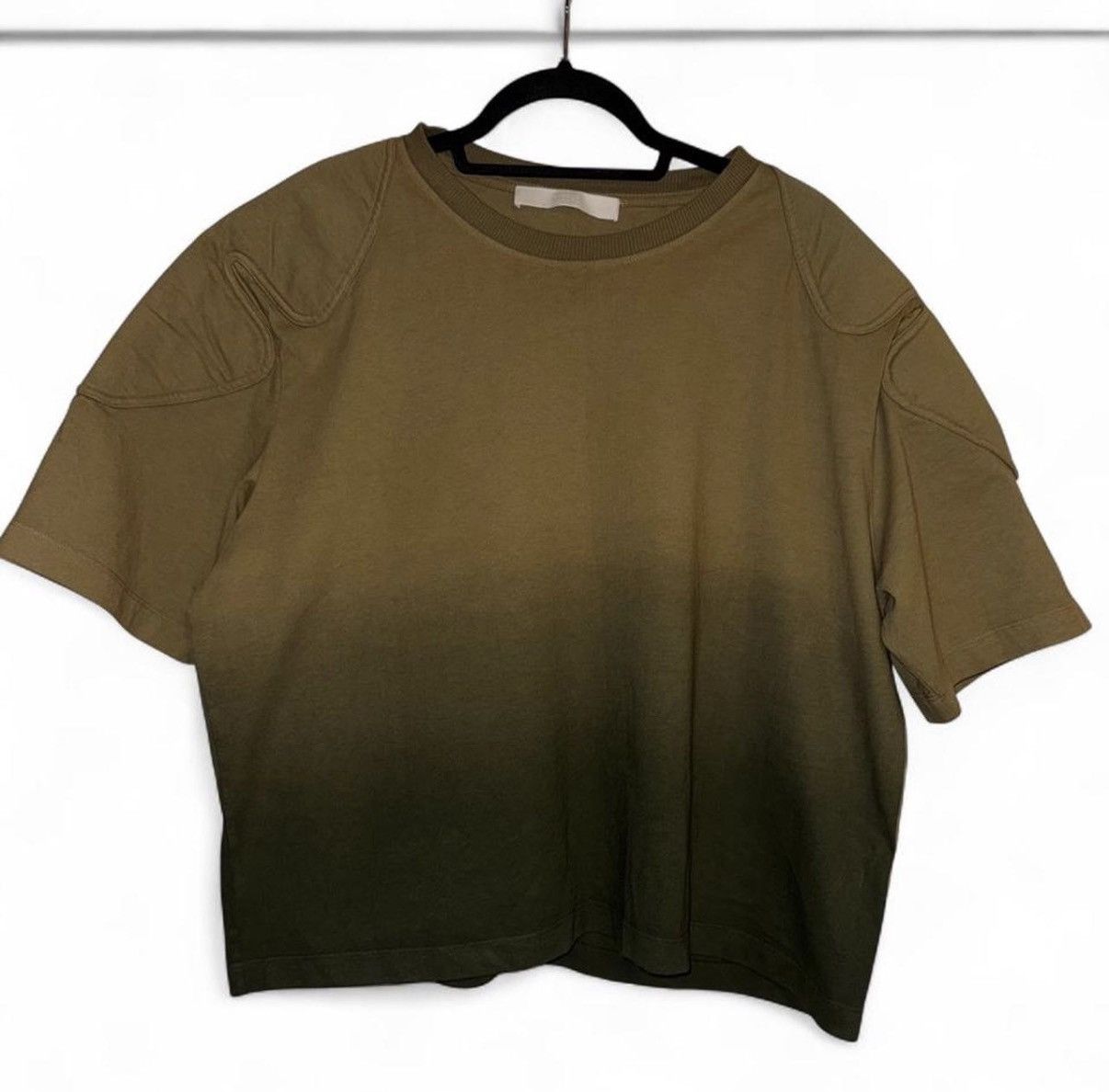 Dion Lee Dion Lee military green gradient t-shirt Size US XXL / EU 58 / 5 - 2 Thumbnail