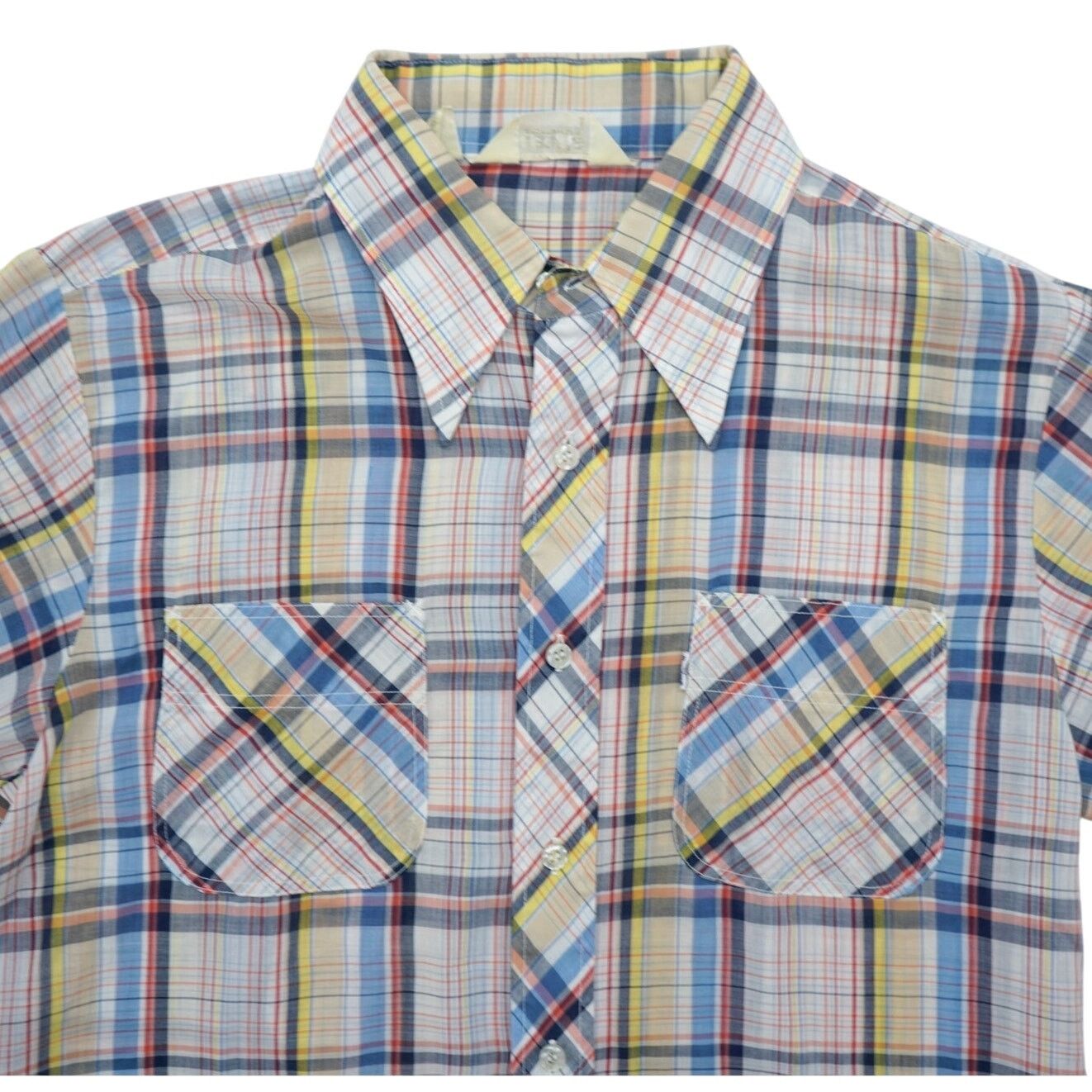 Levi's × Vintage Vintage 70's Levi's Big E Plaid Western Shirt Men's Large Size US L / EU 52-54 / 3 - 3 Thumbnail