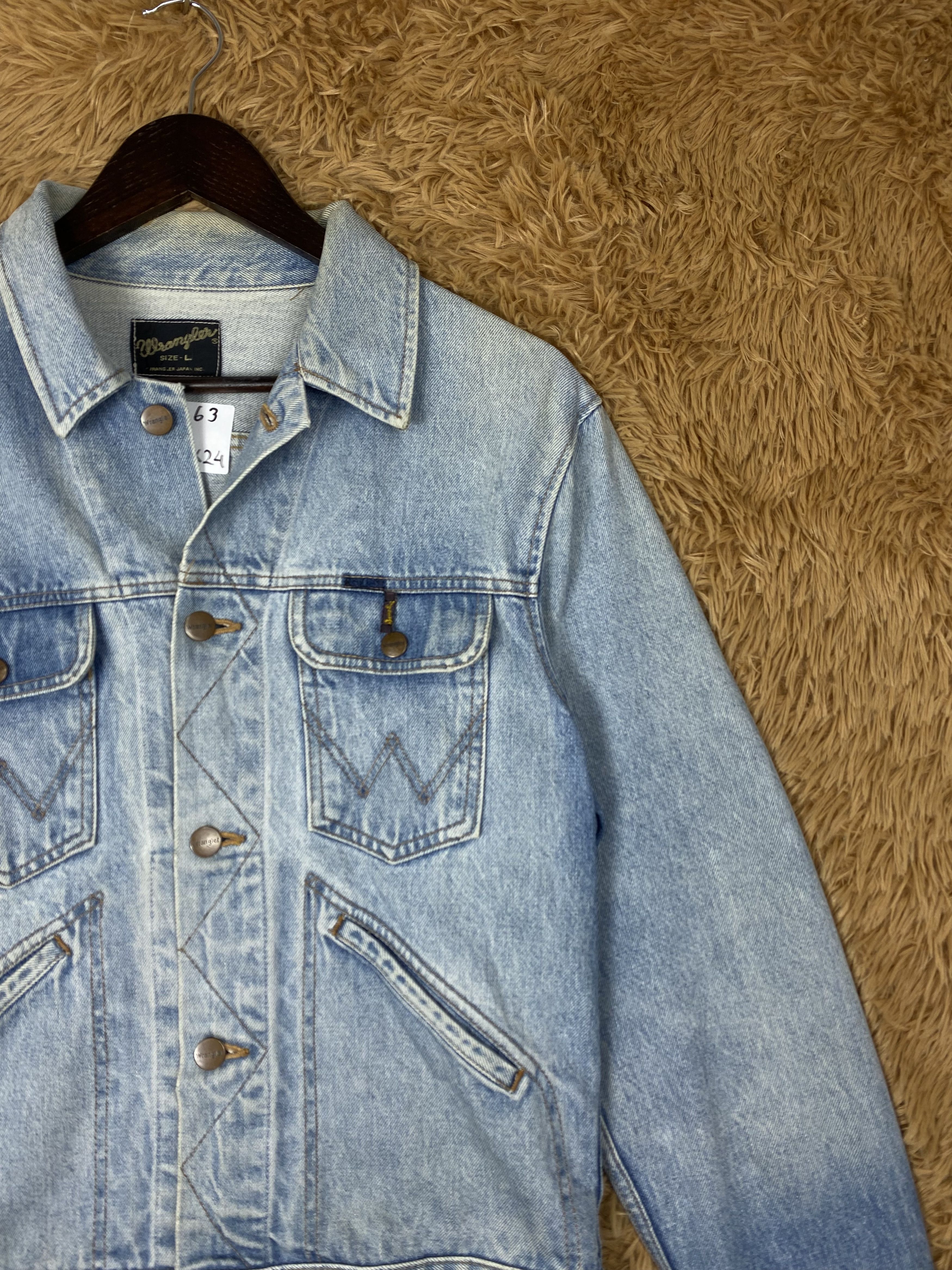 Wrangler Vintage Wrangler Denim Jeans Jacket PJ2563 Size US L / EU 52-54 / 3 - 3 Thumbnail
