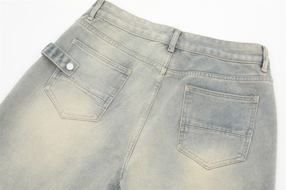Jean Punk heavy washed jeans casual men's vintage Size US 32 / EU 48 - 4 Thumbnail