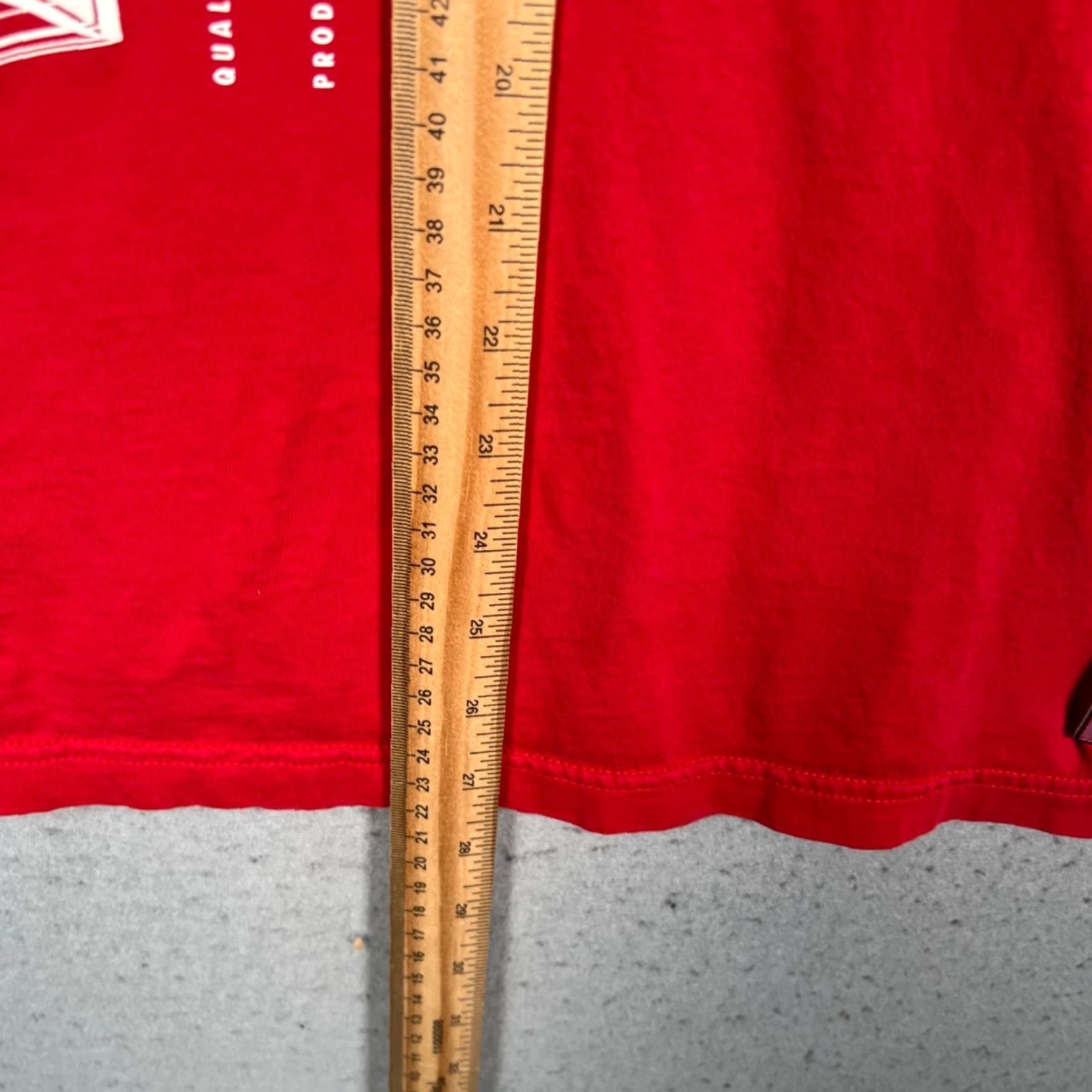 Jordan Brand Nike Air Jordan Mens XL Red Graphic T-Shirt Cotton Crewneck Athletic Shirt Size US XL / EU 56 / 4 - 7 Thumbnail