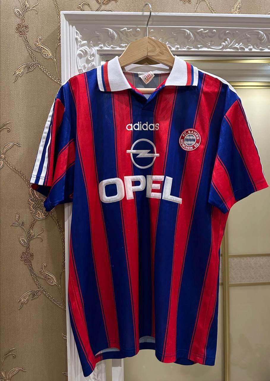 Vintage Adidas Bayern Munich 1996 1997 #18 Klinsmann Size US M / EU 48-50 / 2 - 1 Thumbnail