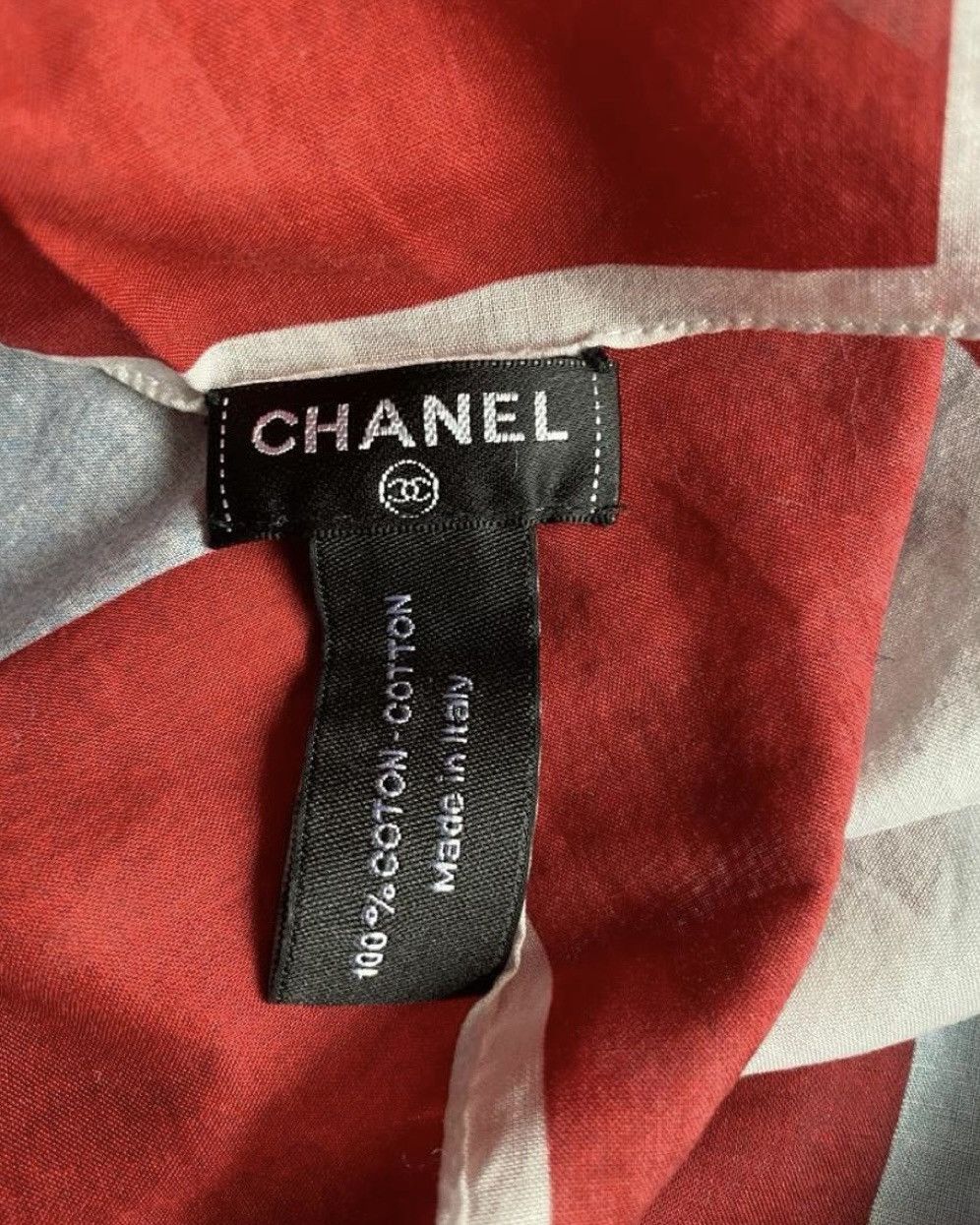 Chanel Rare Chanel American Flag Scarf Size ONE SIZE - 3 Thumbnail