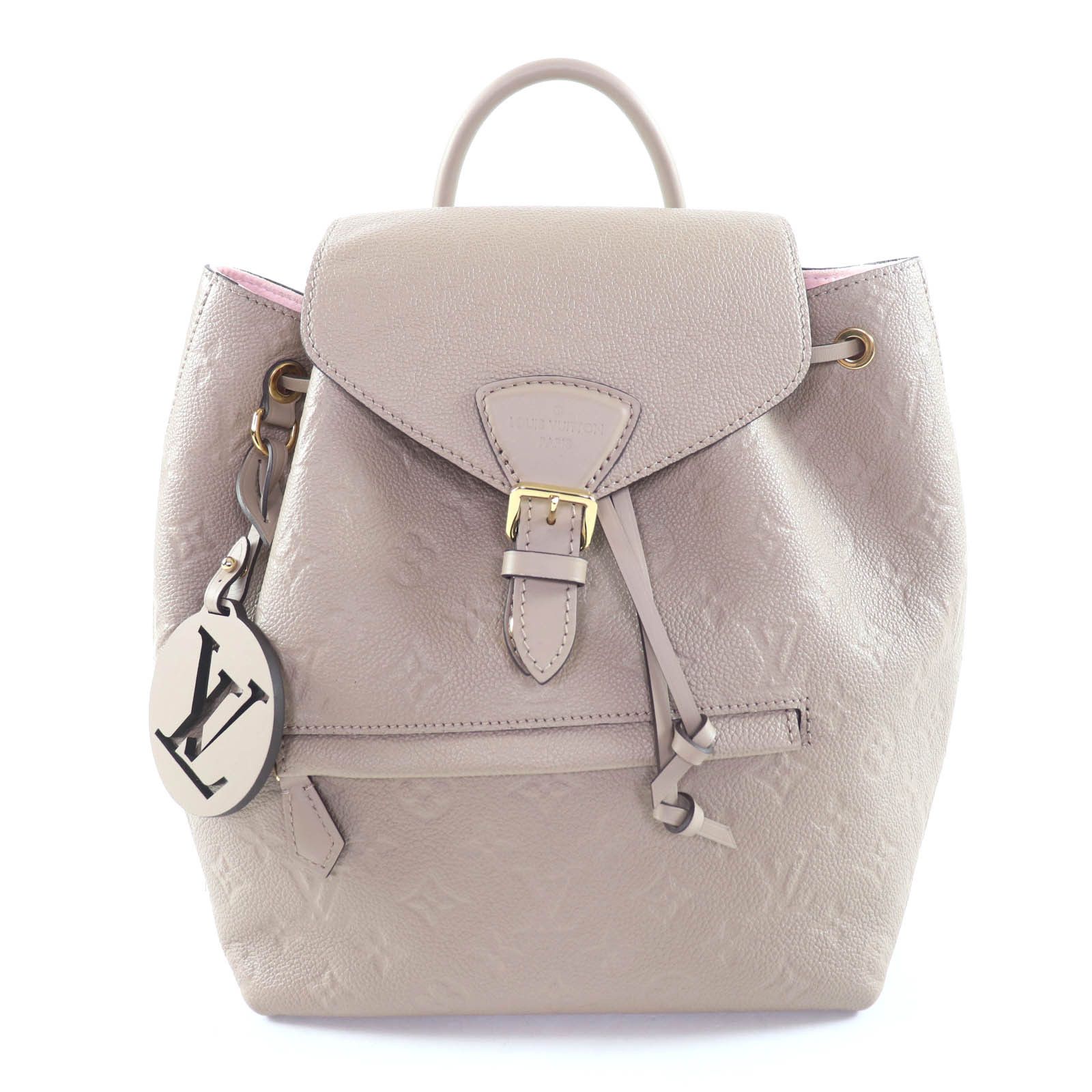 Louis Vuitton Louis Vuitton Louis Vuitton Montsouris PM Monogram Empreinte Backpack Textile Backpack M45410 DUTY FREE for USA Size ONE SIZE - 1 Thumbnail