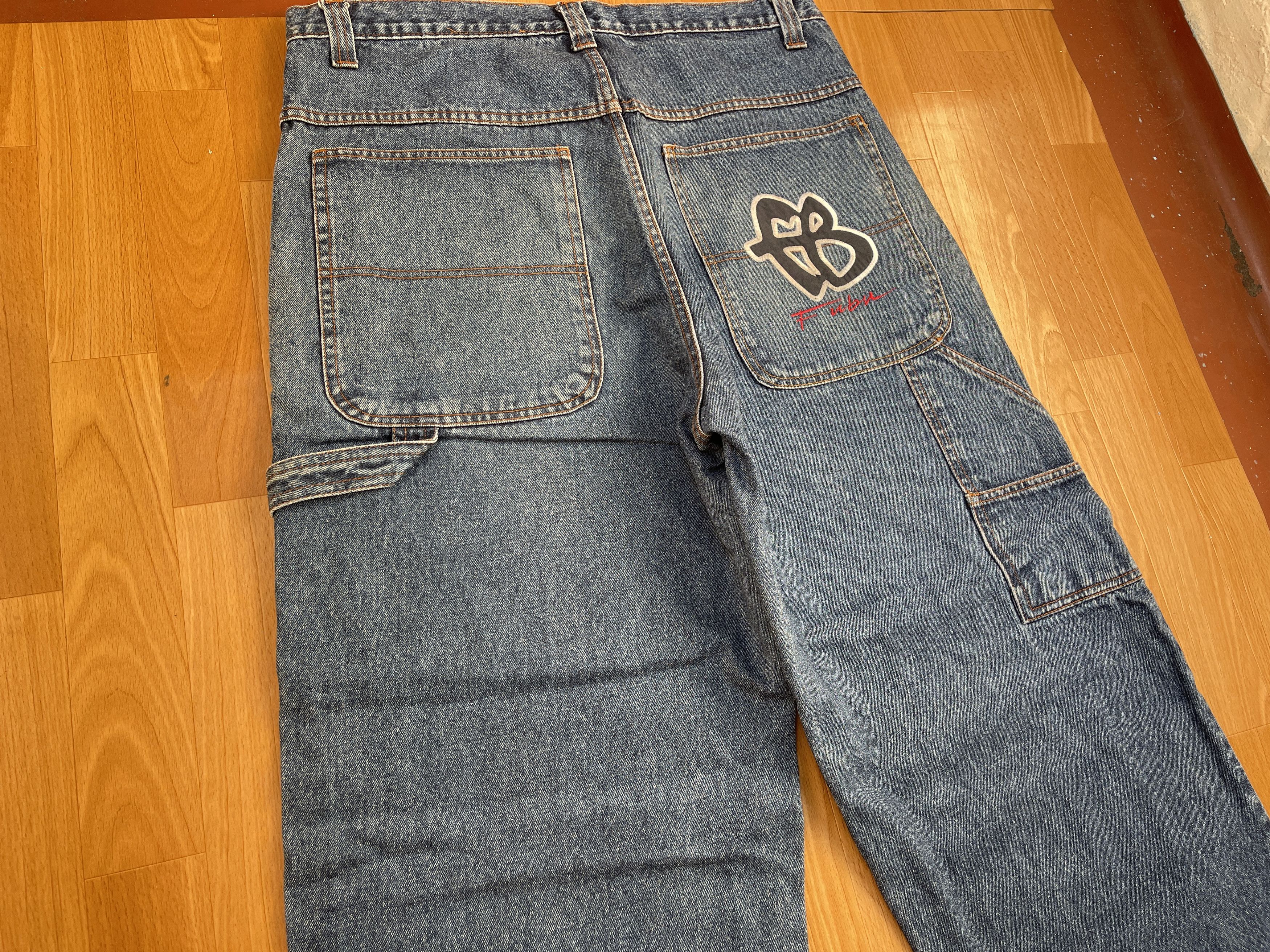 Fubu FUBU jeans, vintage baggy jeans, 90s hip hop skater Y2K 38 Size US 38 / EU 54 - 3 Thumbnail