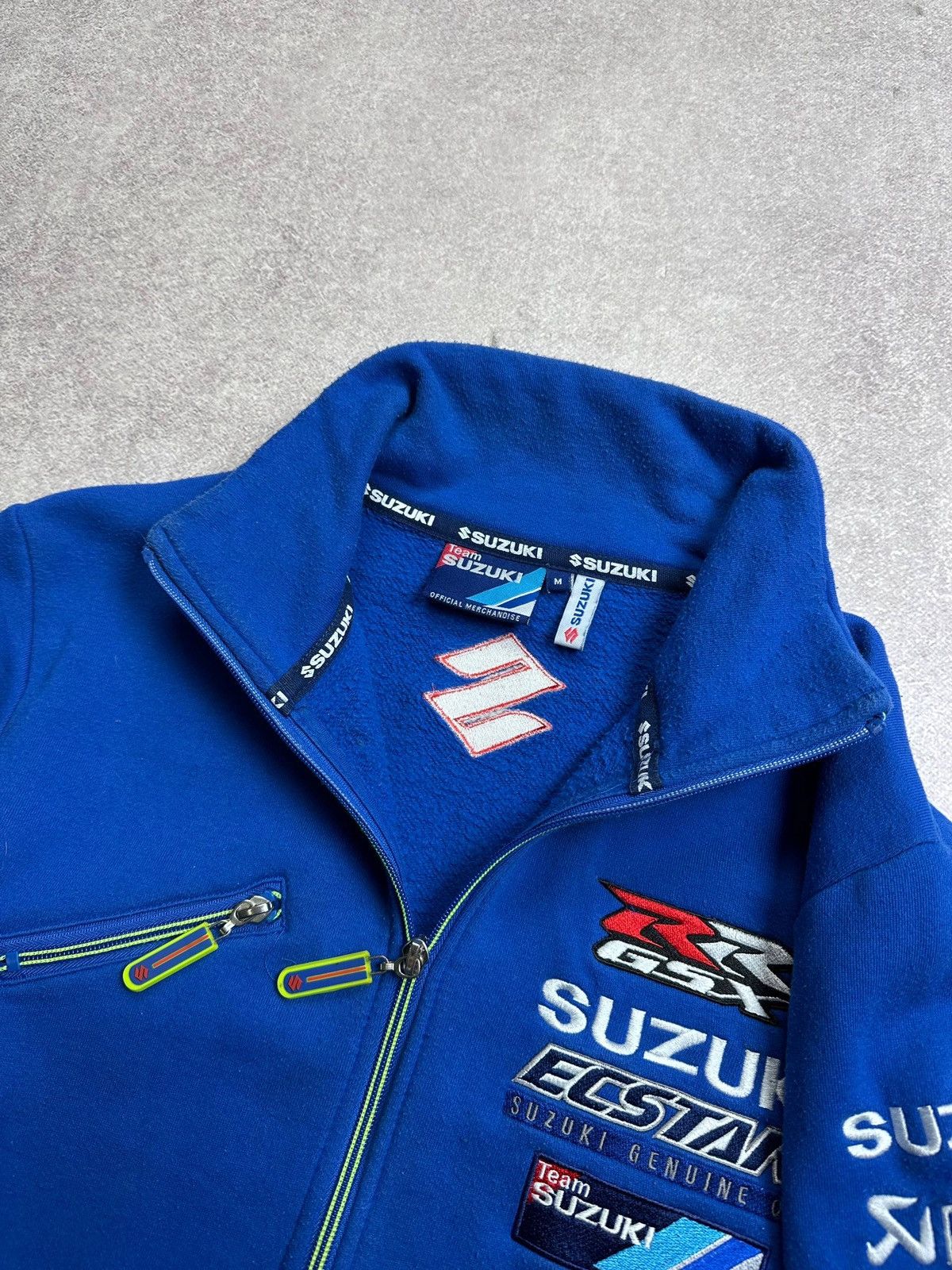 Formula 1 Vintage Team Suzuki F-1 Racing Michelin Moto Zip Jacket M Size US M / EU 48-50 / 2 - 7 Thumbnail