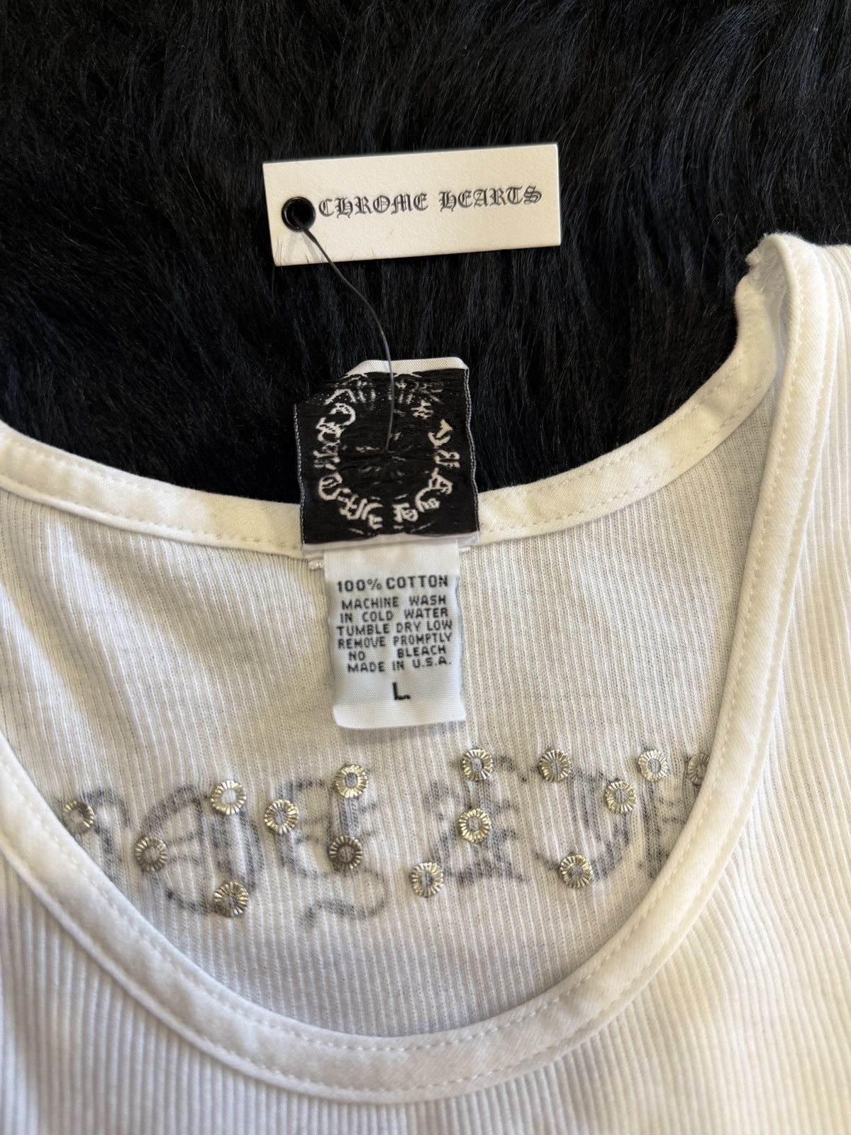 Chrome Hearts CHROME HEARTS X SWARVOSKI TANK TOP Size US L / EU 52-54 / 3 - 4 Thumbnail