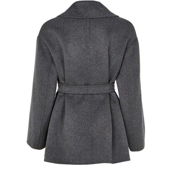 Max Mara MAX MARA Ornella Belted Gray Wool Coat New & Authentic (Wome Size XS / US 0-2 / IT 36-38 - 2 Thumbnail