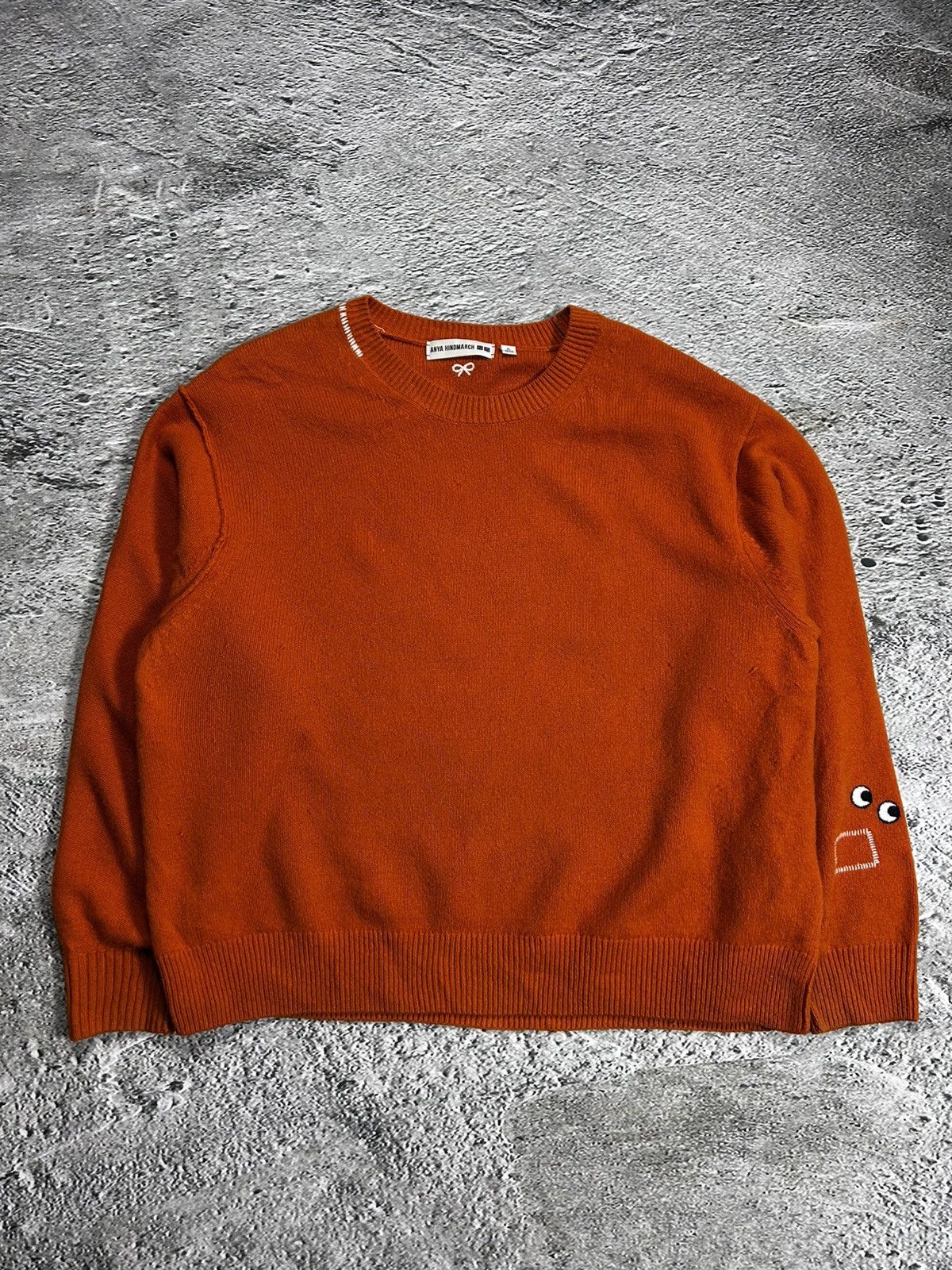 Anya Hindmarch × Uniqlo Anya Hindmarch Uniqlo Sweater Orange Size XL / US 12-14 / IT 48-50 - 1 Thumbnail