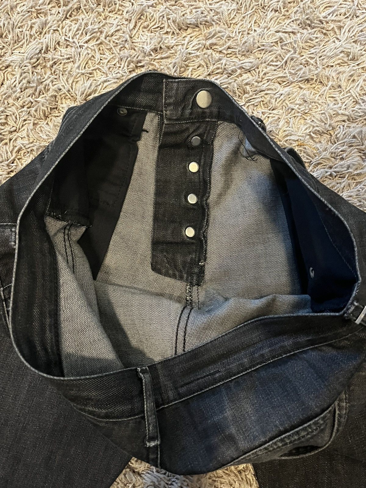 Dior dior homme black denim jeans Size US 32 / EU 48 - 16 Thumbnail