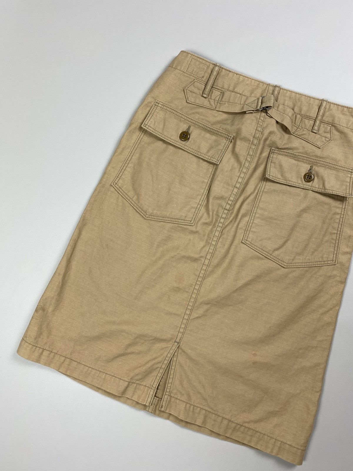 Japanese Brand × Orslow Orslow ladies canvas workwear Back Buckle skirt size 1 Size 26" / US 2 / IT 38 - 22 Thumbnail