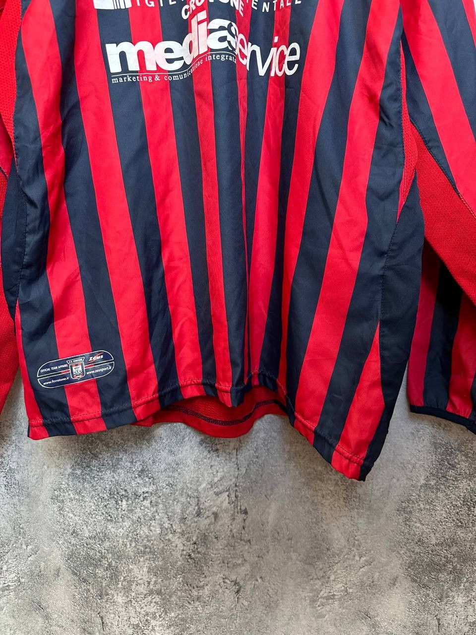 Other FC Crotone Zeus 2006-07 Home Shirt Jersey LS Striped Size US M / EU 48-50 / 2 - 8 Thumbnail
