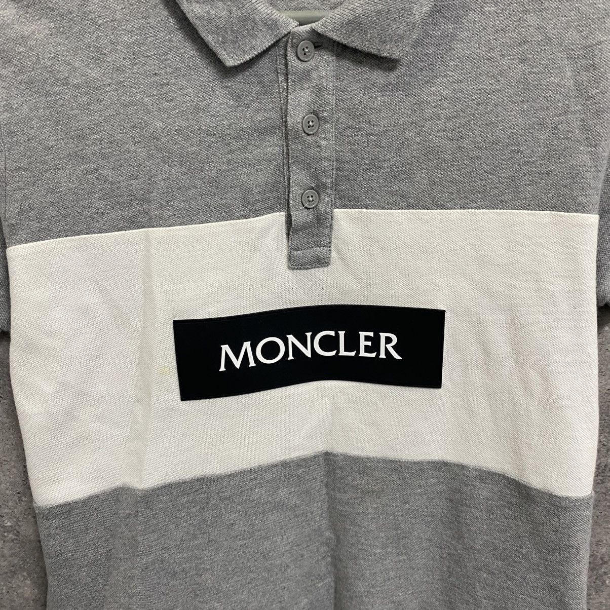 Moncler Moncler Polo T-shirt Big Logo Size US XS / EU 42 / 0 - 4 Thumbnail