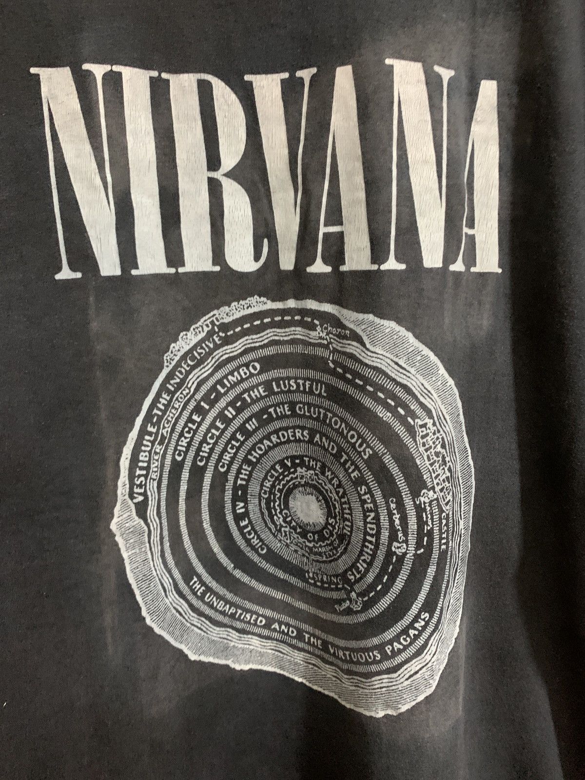 Maglietta Nirvana Kids Con Logo Del Bootleg, Ufficiale, Bianca, Taglia X-Large (11-12 Anni) - 2