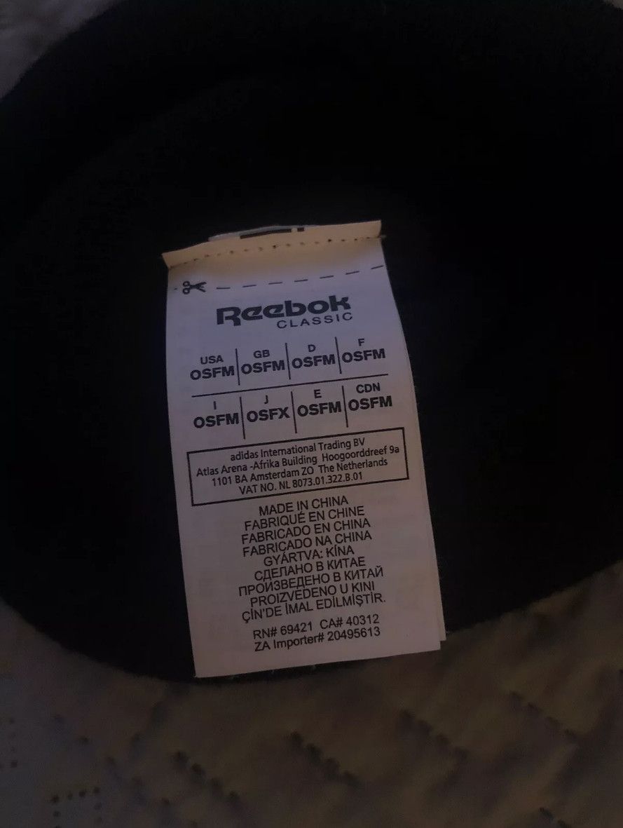 Vetements Vetements Haute Couture Reebok Beanie Black Size ONE SIZE - 4 Thumbnail